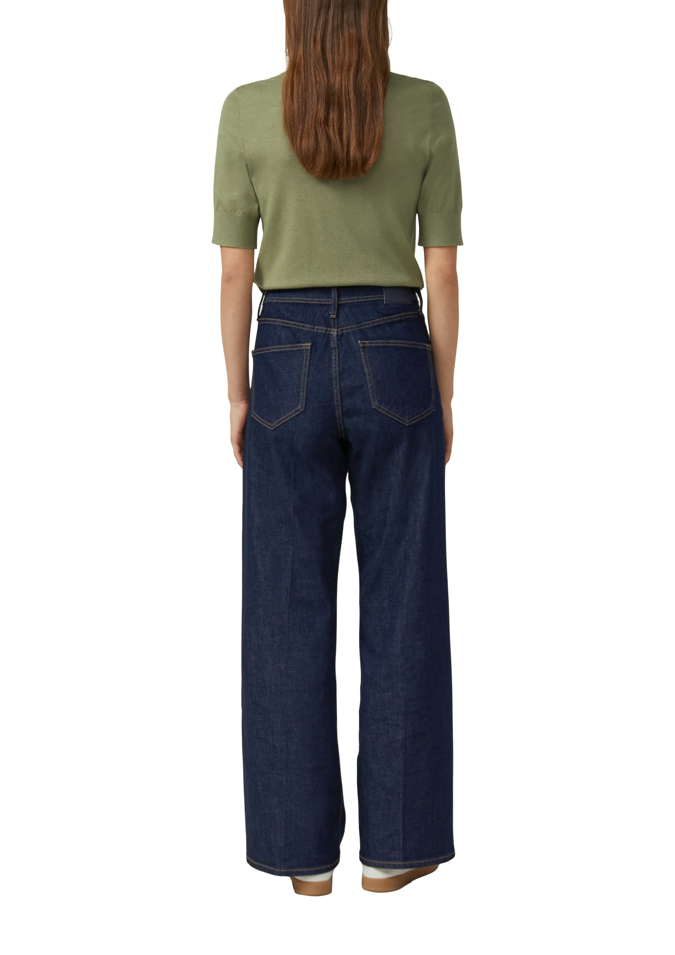 s.Oliver Strickpullover Halbarm-Strick mit Viskose