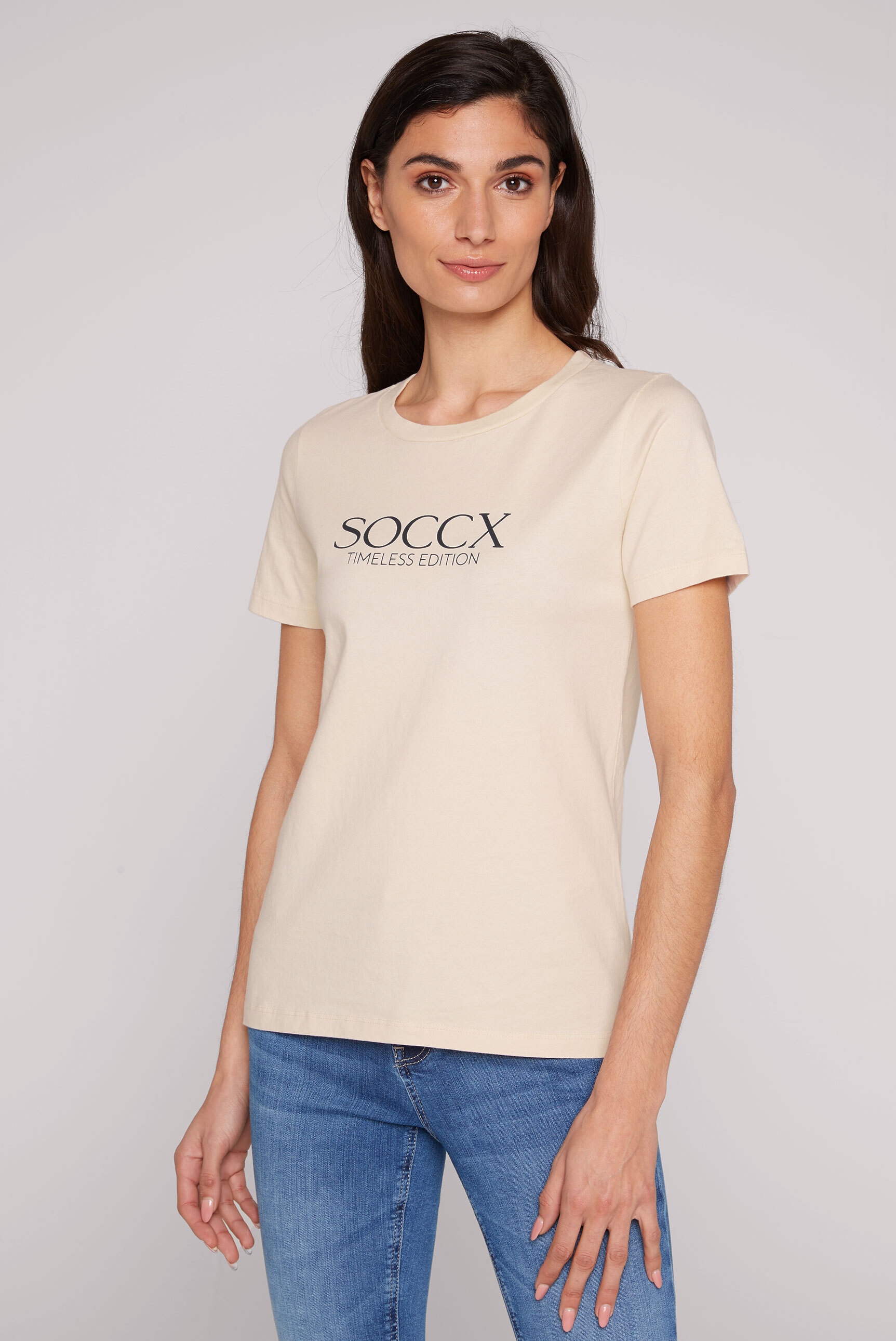 SOCCX Rundhalsshirt, aus Baumwolle bestellen | BAUR