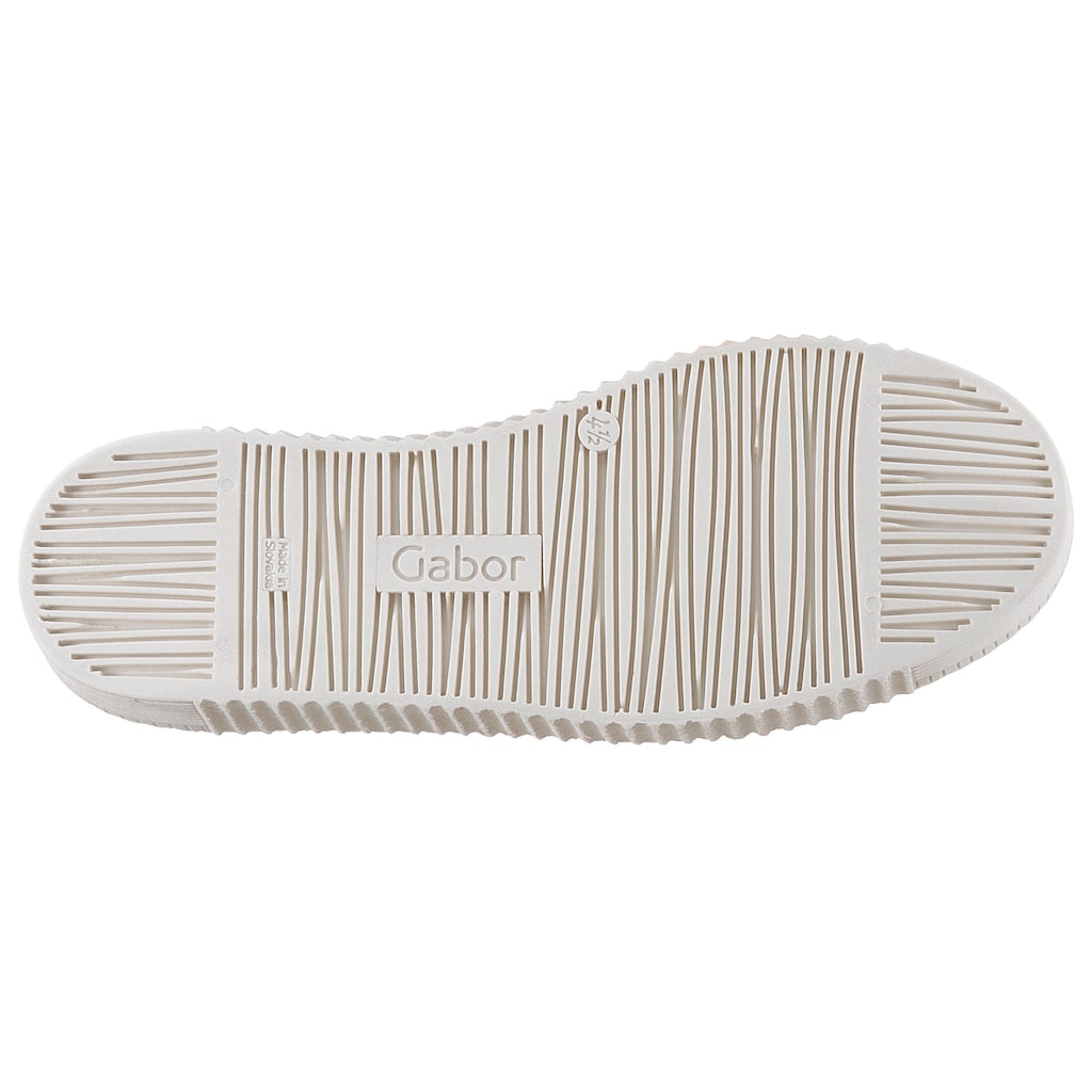 Gabor Plateausneaker, mit 3-cm-Plateausohle, Freizeitschuh, Halbschuh, Schnürschuh