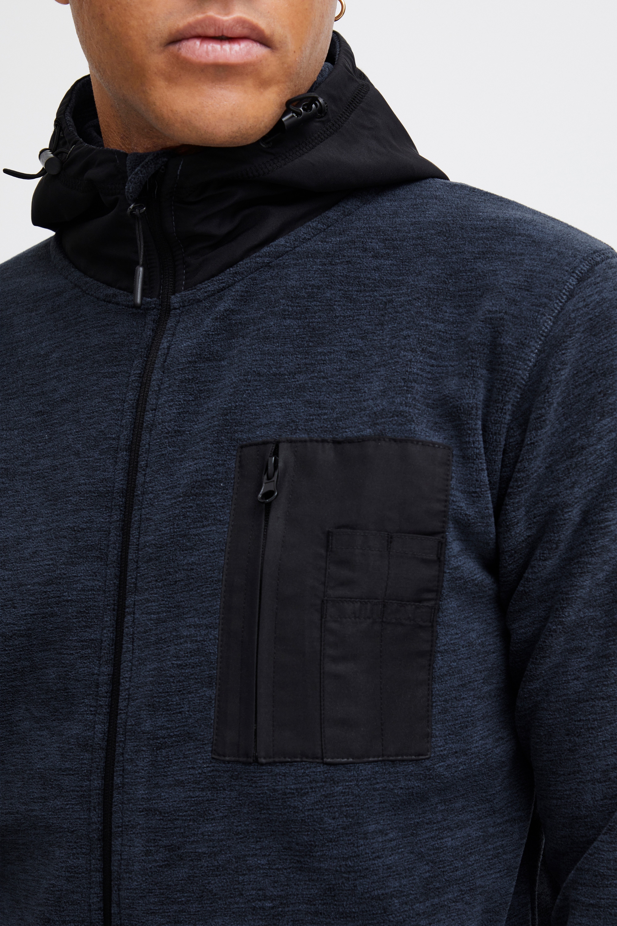 Indicode Fleecejacke »Fleecejacke IDWilmot«, mit Kapuze