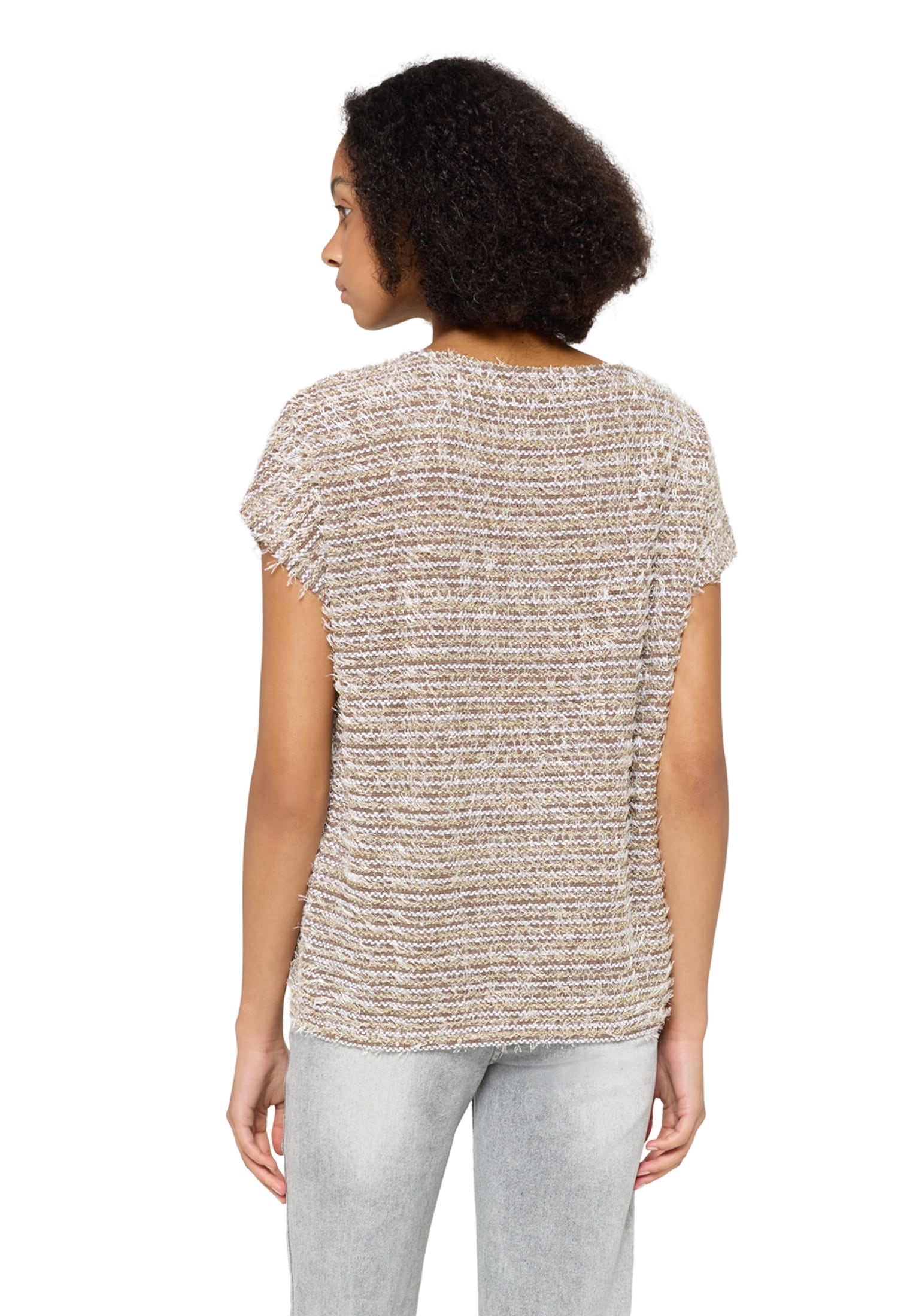 Betty Barclay Kurzarmshirt »Damen Feinstrickpullover mit Lurexfaden« 1 Stk. tlg.