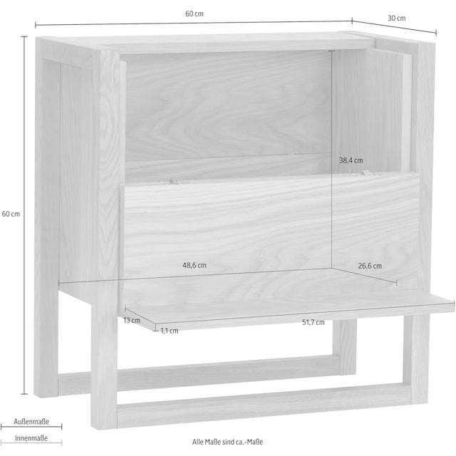 Woodman Barschrank »New Est«, Breite 60 cm, eine kompakte und vielseitige  Ergänzung kaufen | BAUR