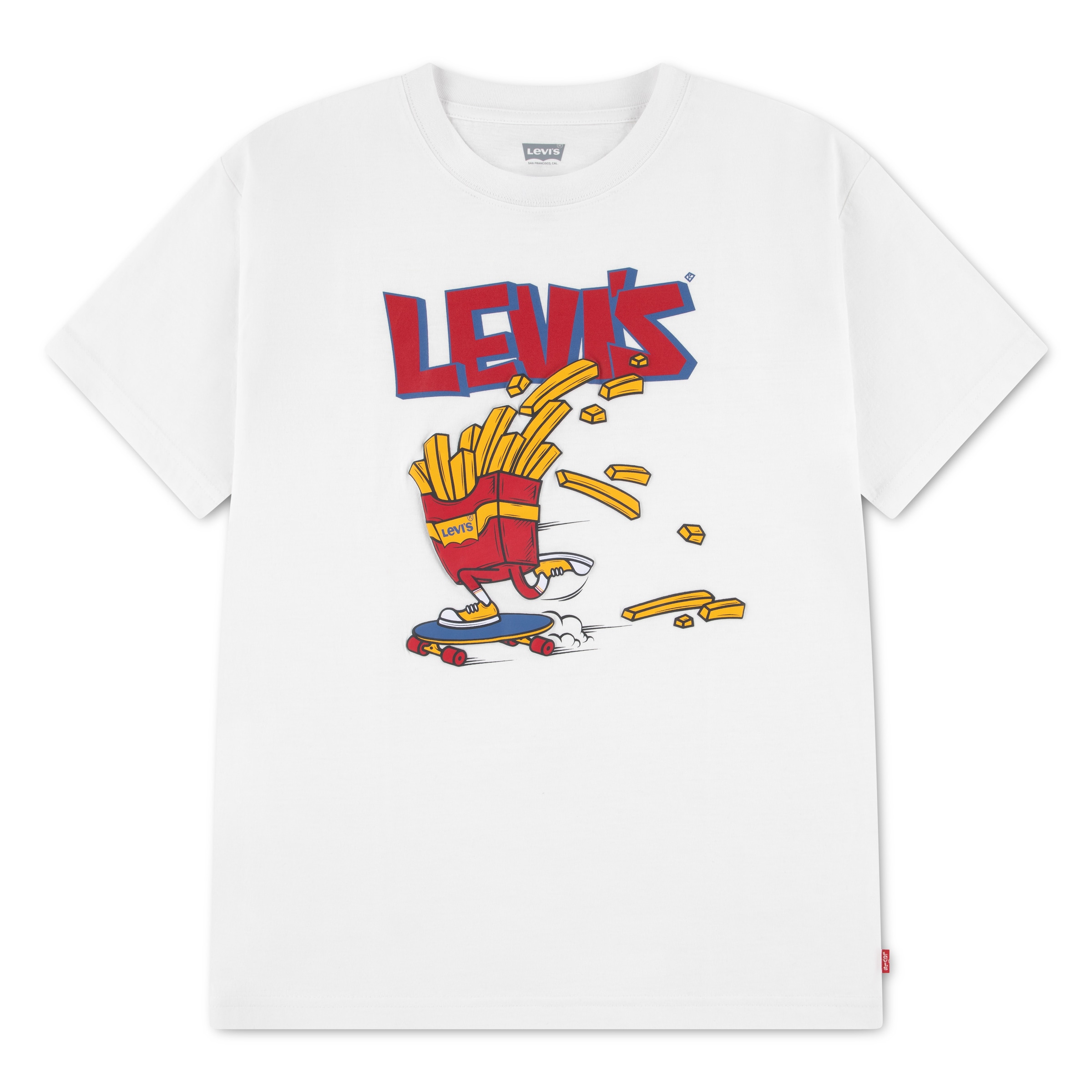 Levi's® Kids T-Shirt »LVB FRIES ON THE LOOSE TEE« for Boys, mit coolem Logo-Print