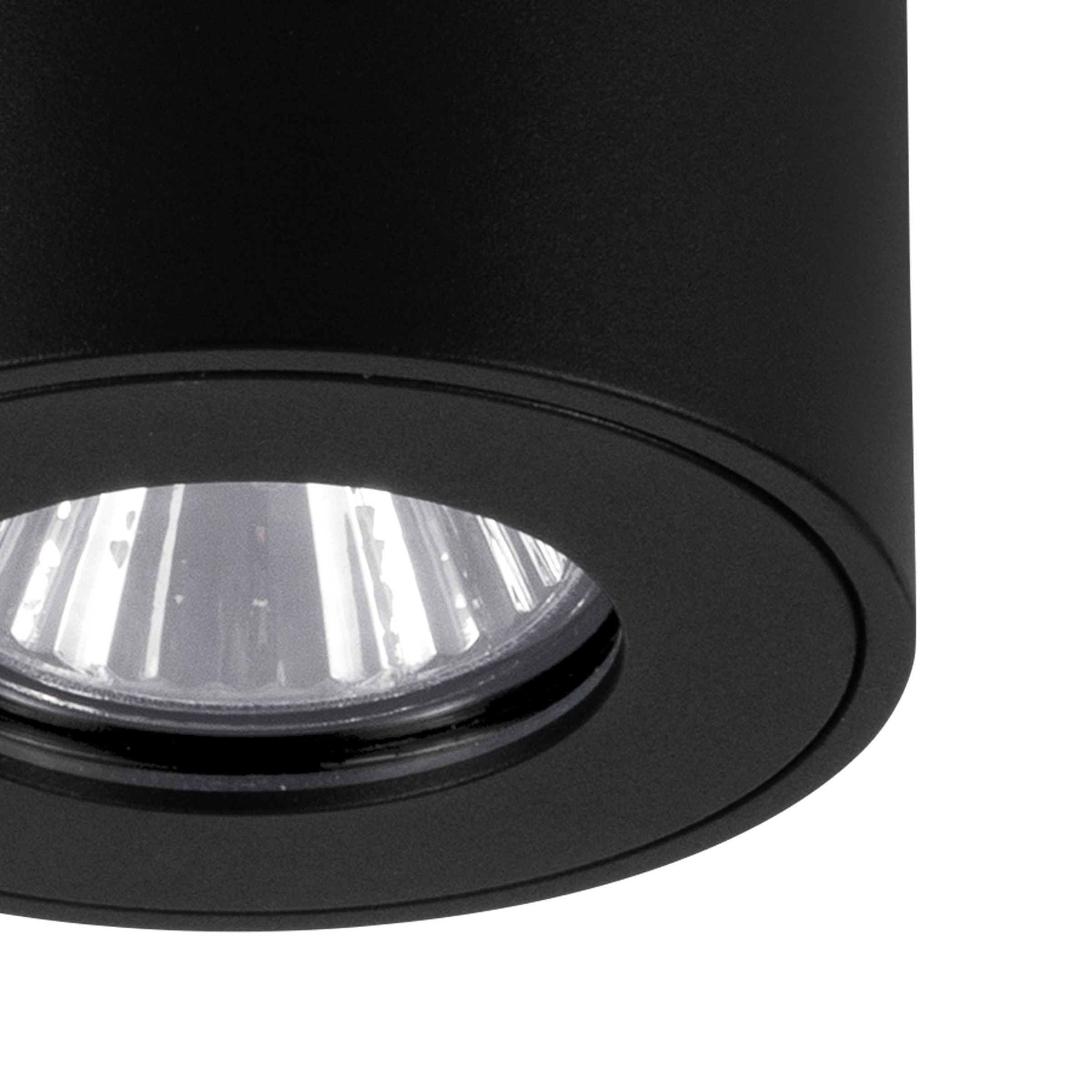 EGLO Deckenleuchte »TORRECOLA Deckenlampe - Alu, Kunststoff - GU10 - 1X5W - IP44« GU10 1 Stk. Wohzimmerlampe, Esszimmerlampe, Flur, Schlafzimmer, H9,5 x Ø8 cm