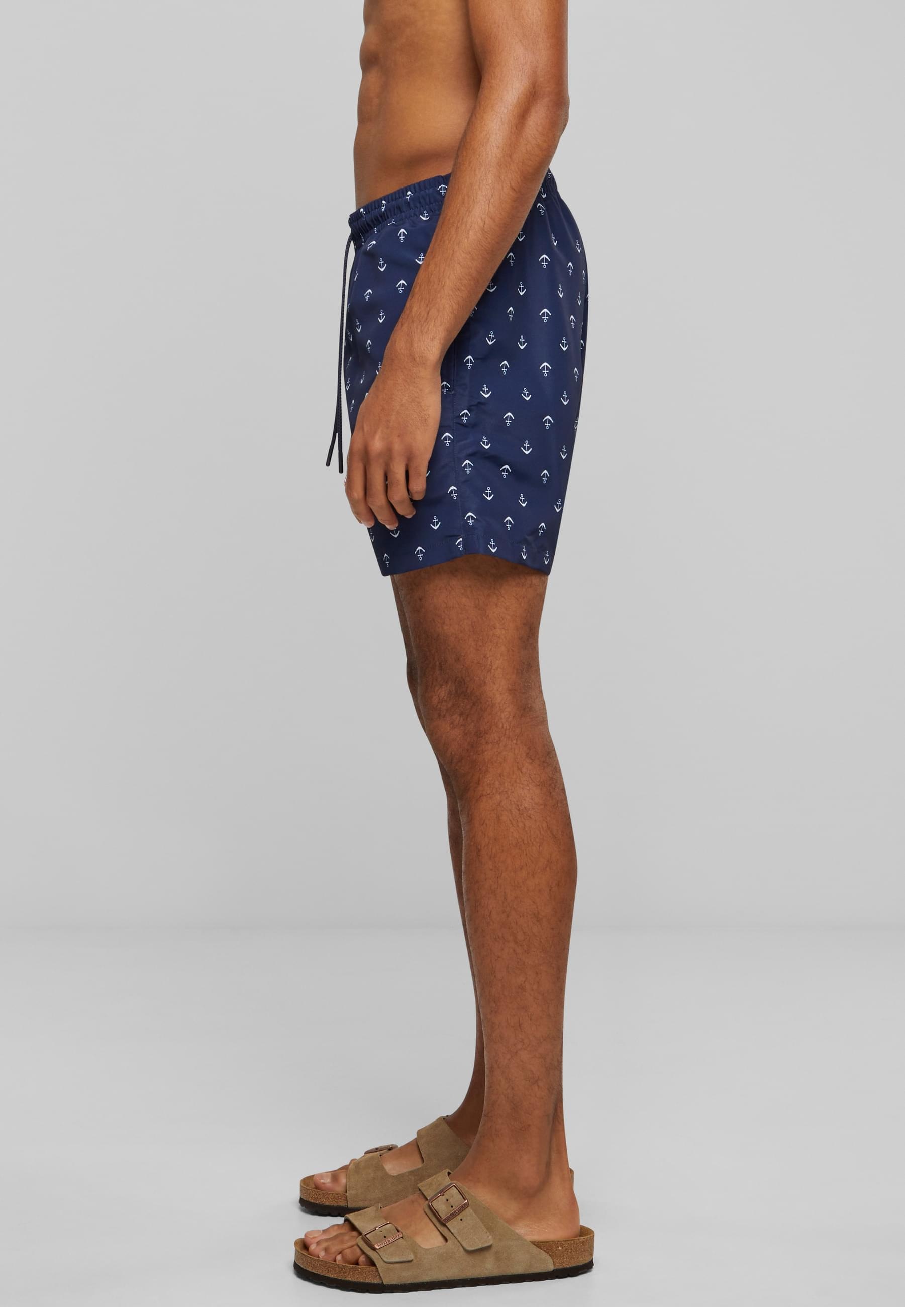 URBAN CLASSICS Badeshorts »Urban Classics Herren Pattern Swim Shorts«