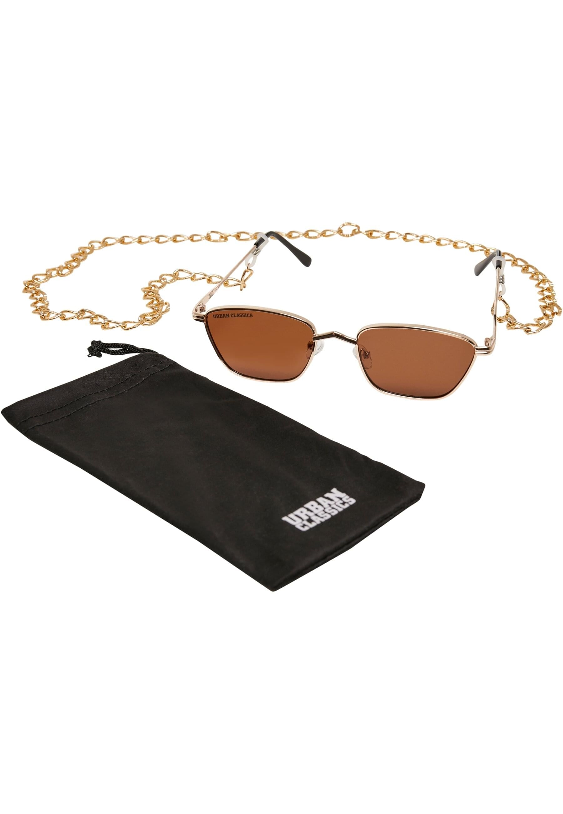 URBAN CLASSICS Sonnenbrille "Urban Classics Unisex Sunglasses Kalymnos With Chain"