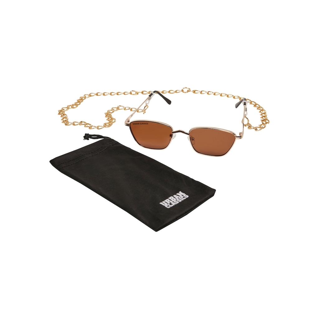 URBAN CLASSICS Sonnenbrille »Urban Classics Unisex Sunglasses Kalymnos With Chain«