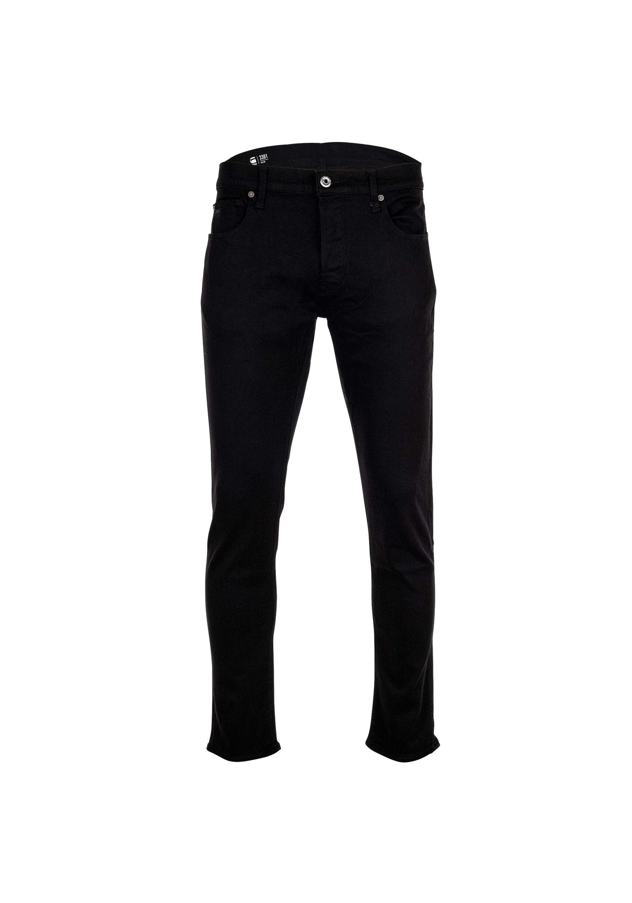 G-STAR Regular-fit-Jeans "Jeans 3301 Slim Pitch Black"