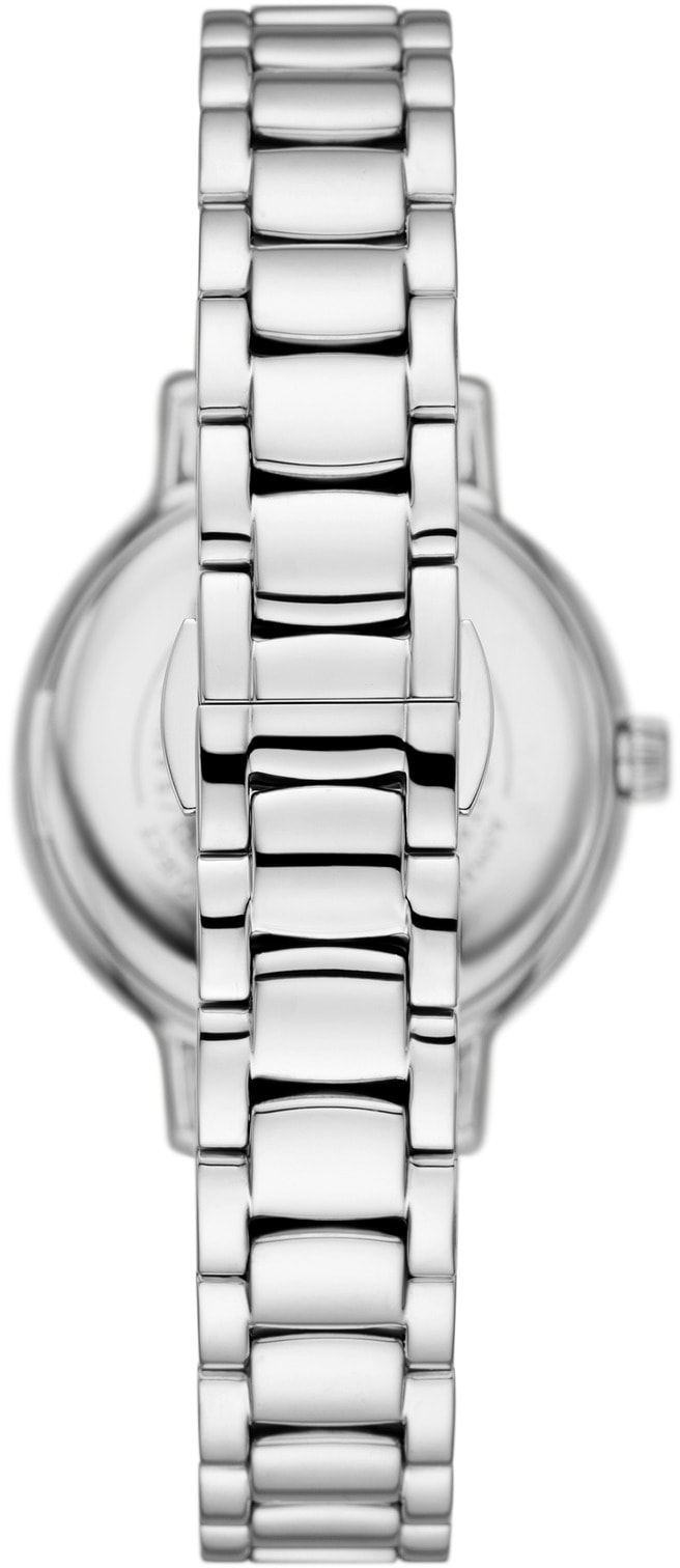 Emporio Armani Quarzuhr, Armbanduhr, Damenuhr, analog, Edelstahlarmband