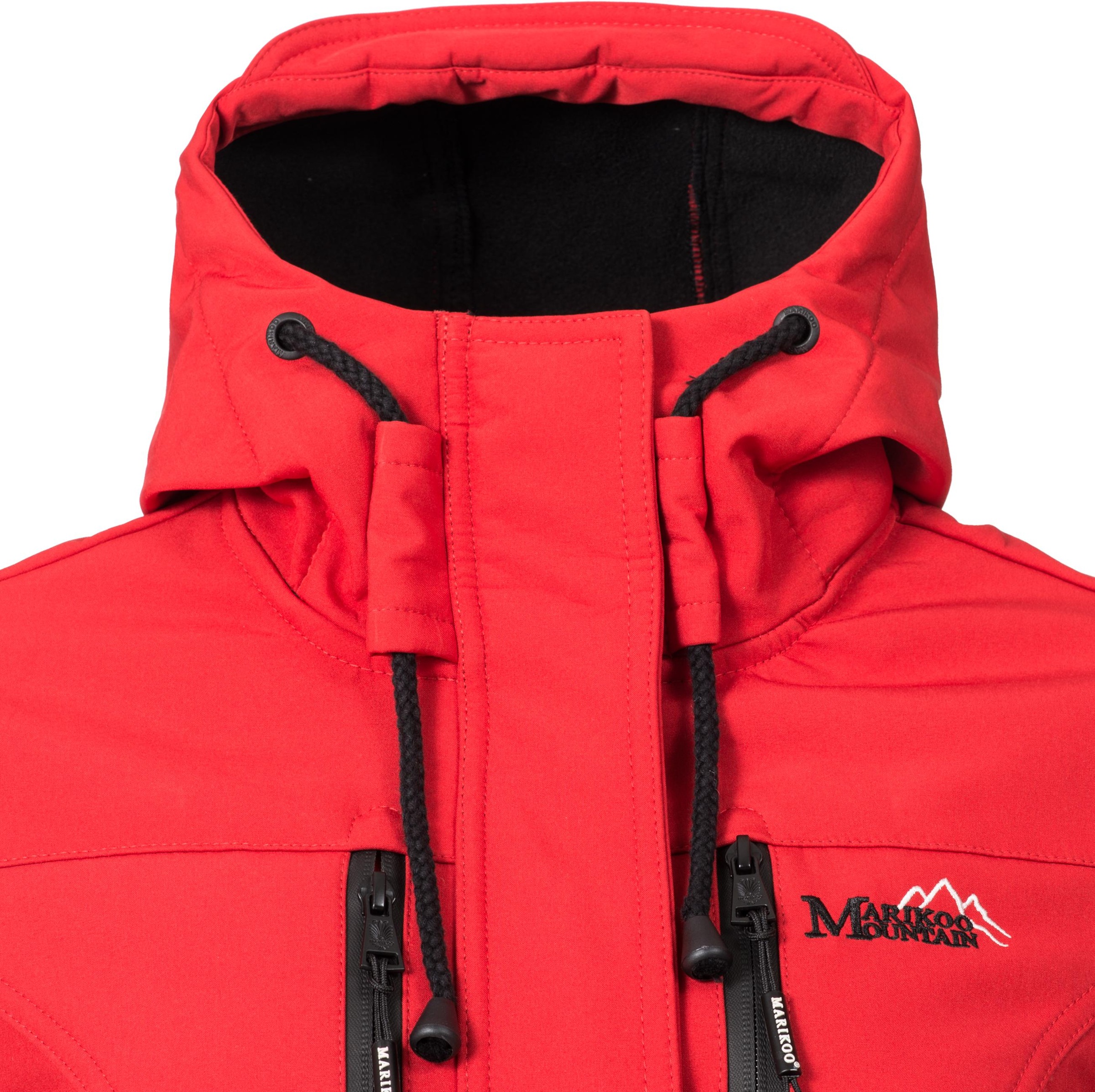 Marikoo Funktionsmantel »Zimtzicke«, sportlicher Softshell Parka mit Kapuze