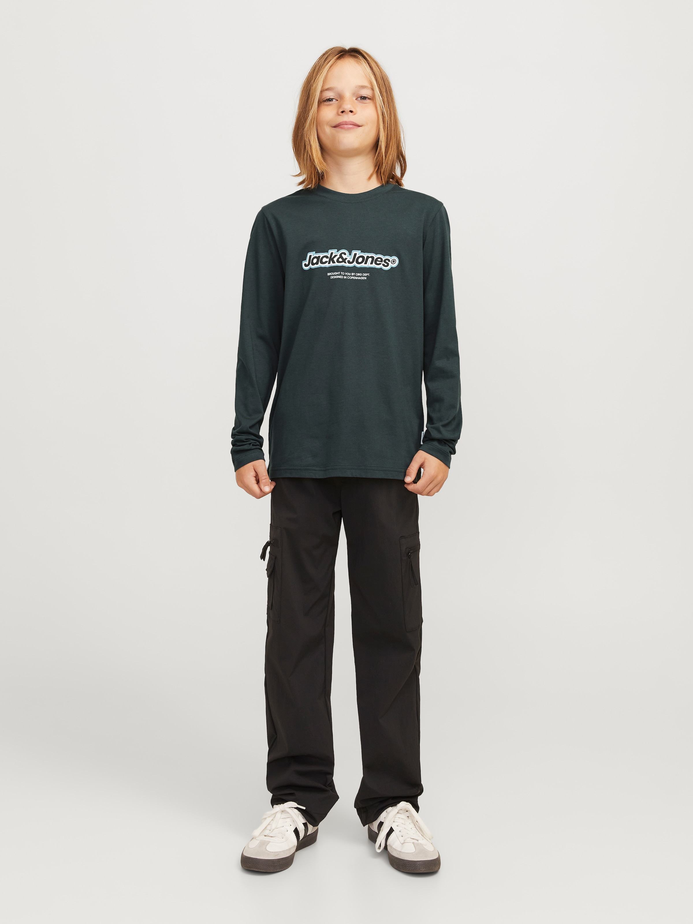 Jack & Jones Junior Langarmshirt »JORVESTERBRO NEWTON BRNDG TEE LS BF JNR«