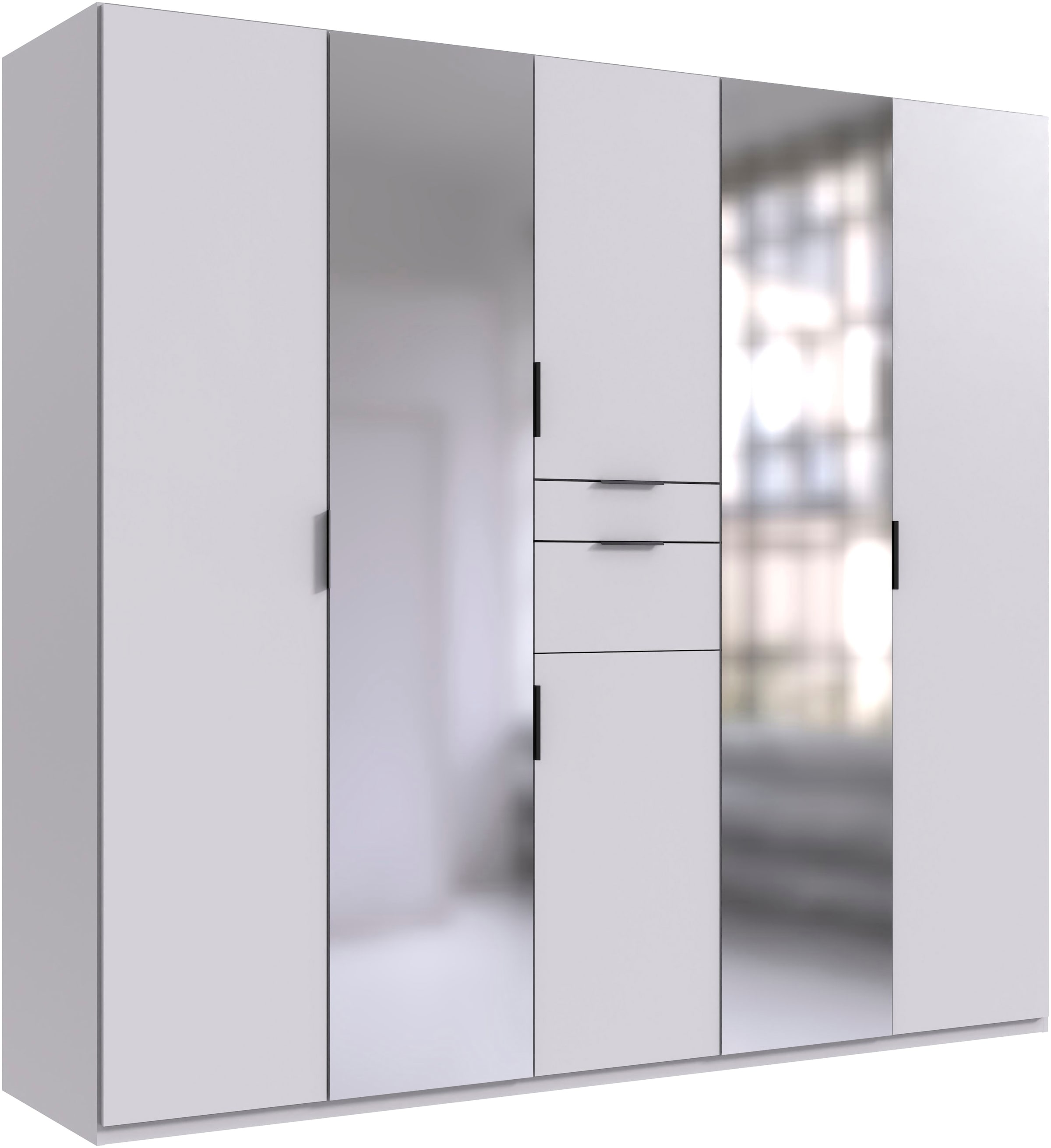 Wimex Drehtürenschrank »Moldau«, mit 2 Spiegeltüren und Accessoire Schublade, 225cm oder 270cm breit