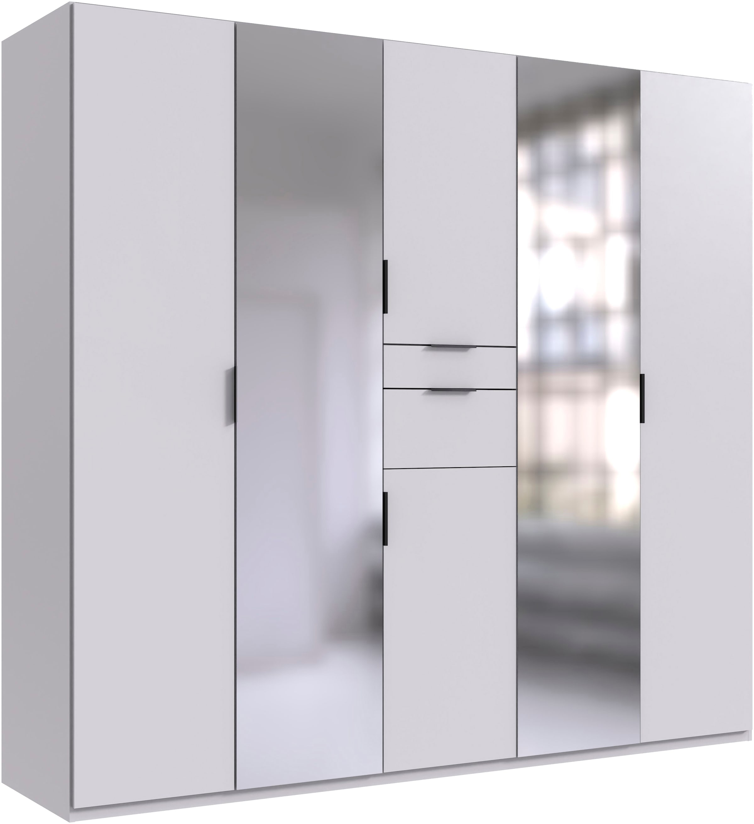Wimex Drehtürenschrank "Moldau Kleiderschrank mit Spiegel Schlafzimmerschrank"