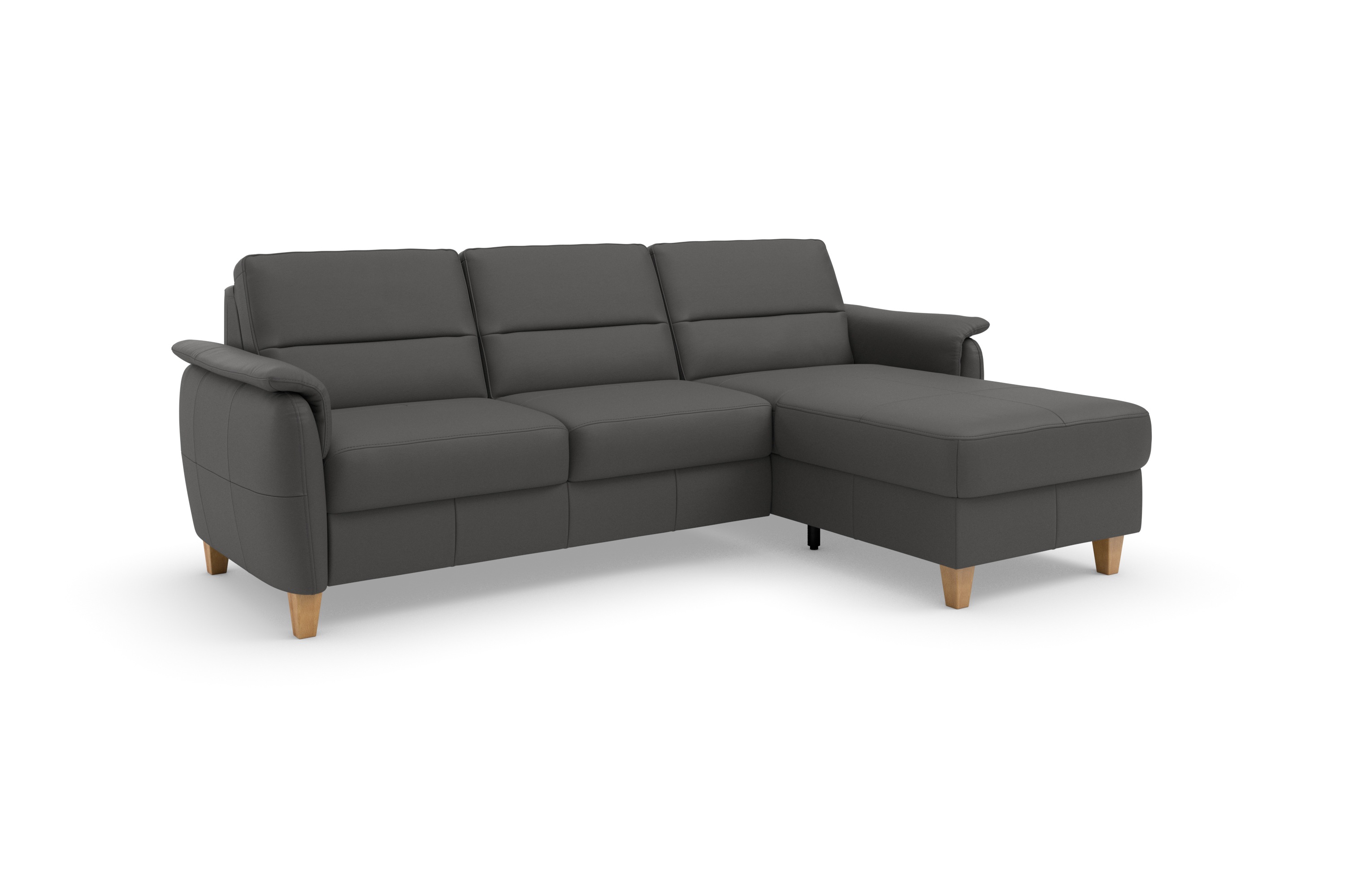 Thumbnail - Home affaire Ecksofa "Palmera L-Form, B: 244 cm" optional Bettfunktion & Bettkasten, Federkern