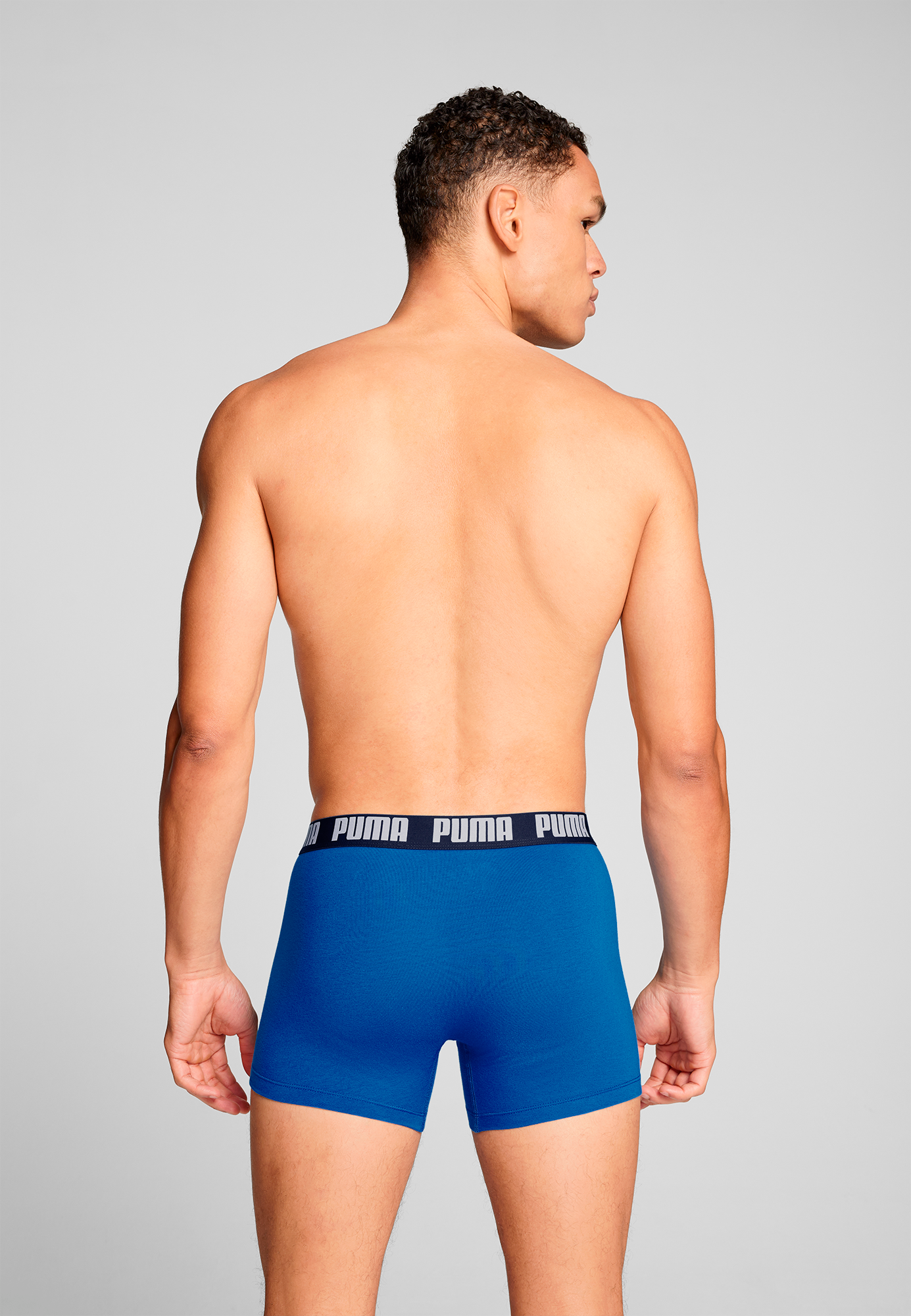 PUMA Boxershorts »PUMA MEN EVERYDAY BASIC BOXERS 2P« Packung, 2er Pack,  mit Puma Webbund