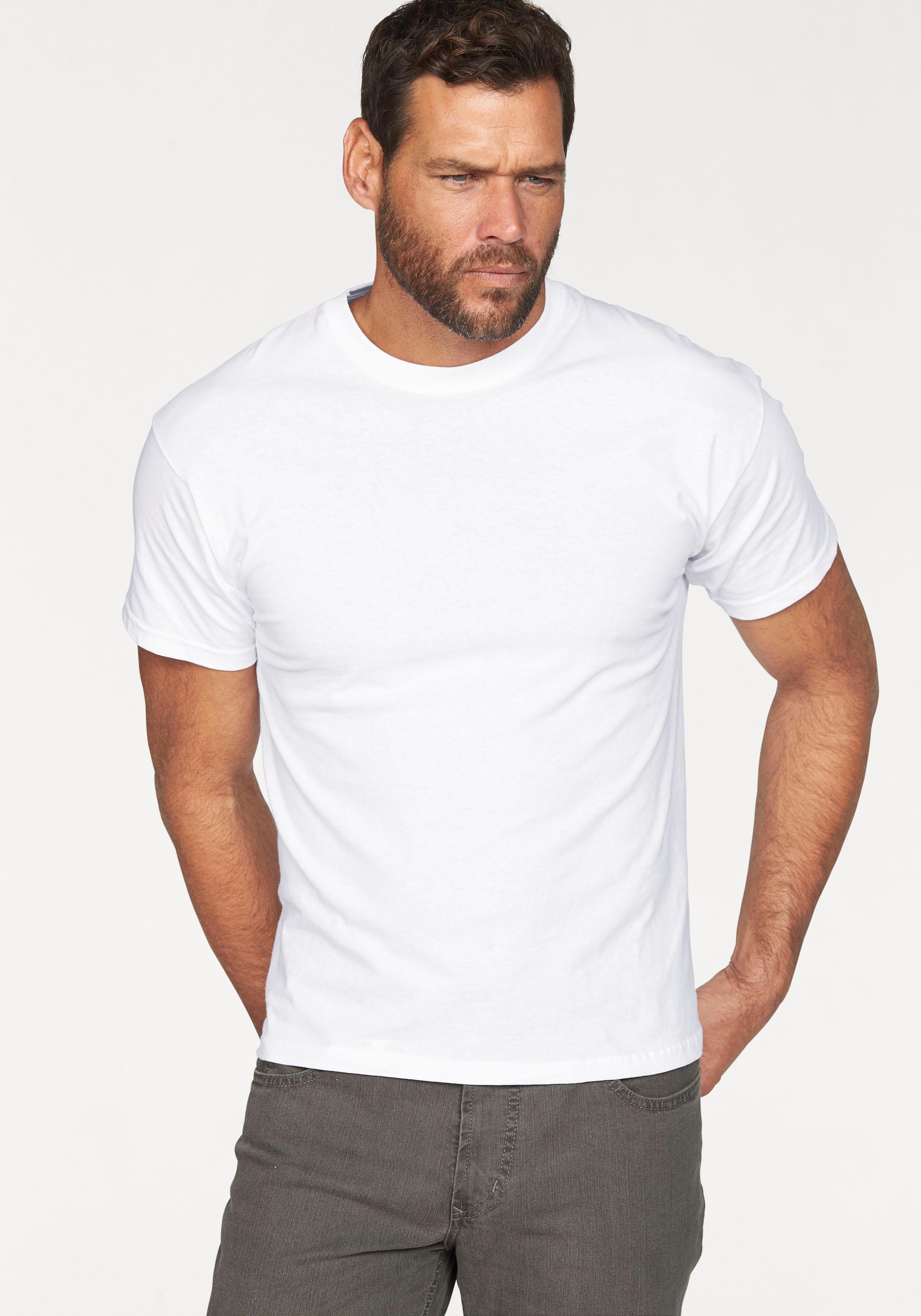 Fruit of the Loom T-Shirt », sechs Stück in unterschiedlicher Farbkomination«, (Packung, 6 tlg., 6er-Pack), mit Rundhalsausschnitt