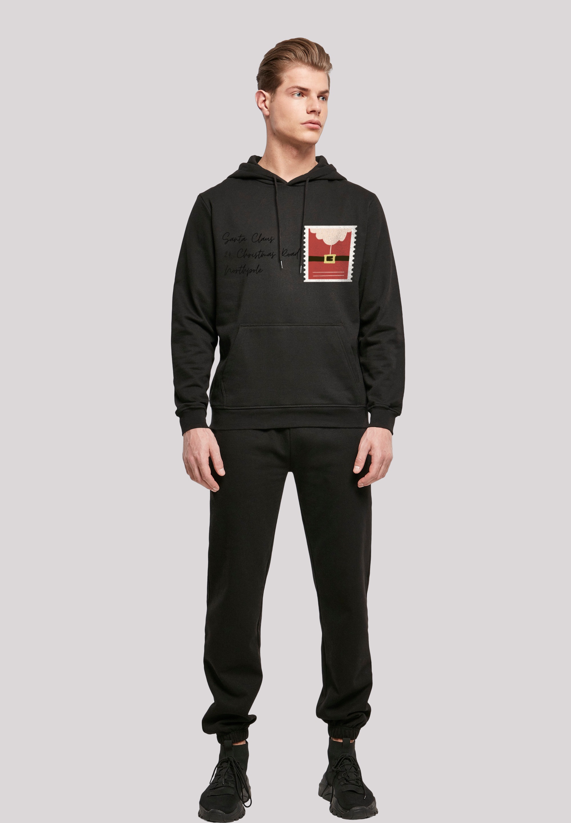 F4NT4STIC Kapuzenpullover »Santa Letter Weihnachten«, Print