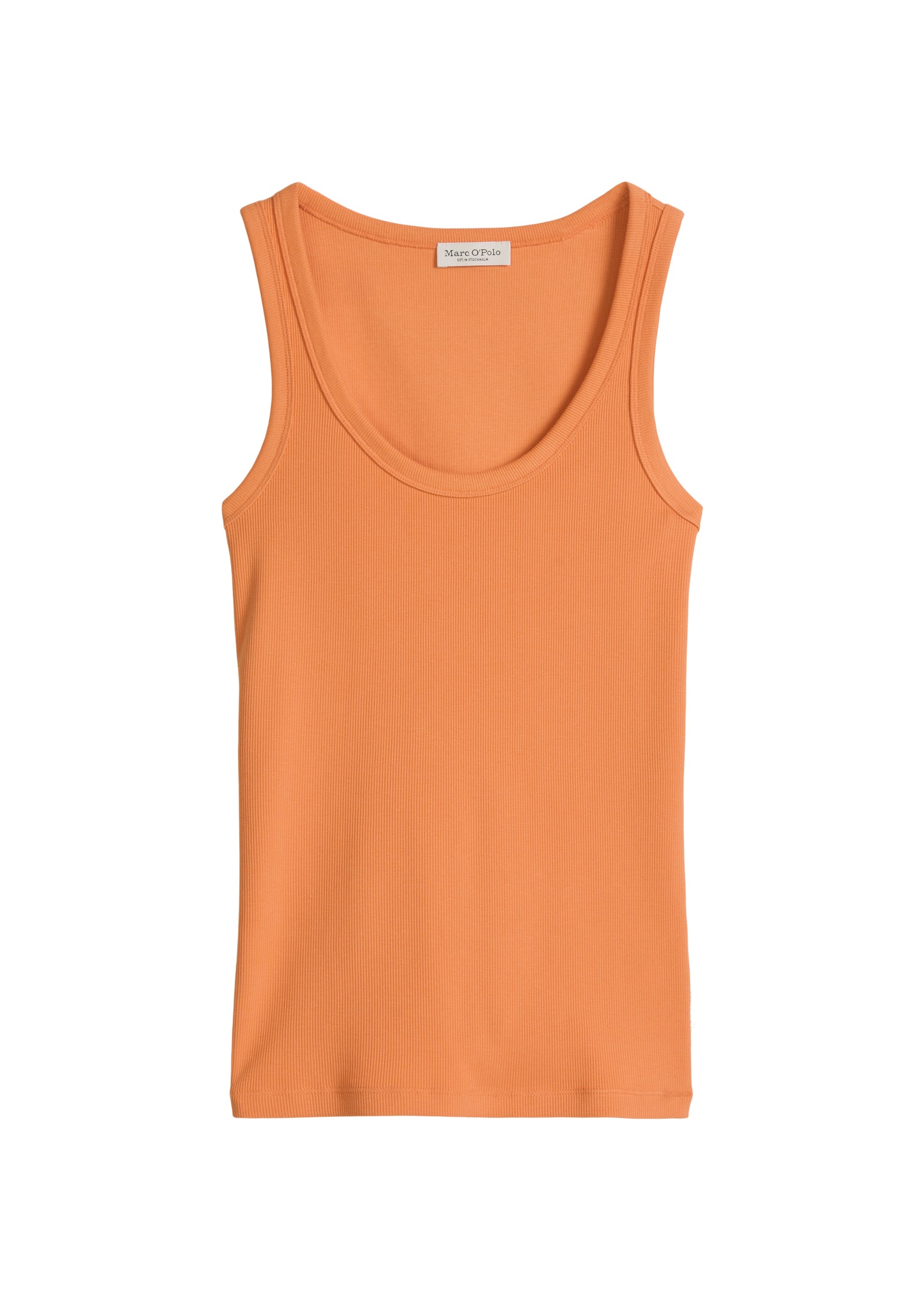 Marc O'Polo T-Shirt »aus elastischem Rippjersey«
