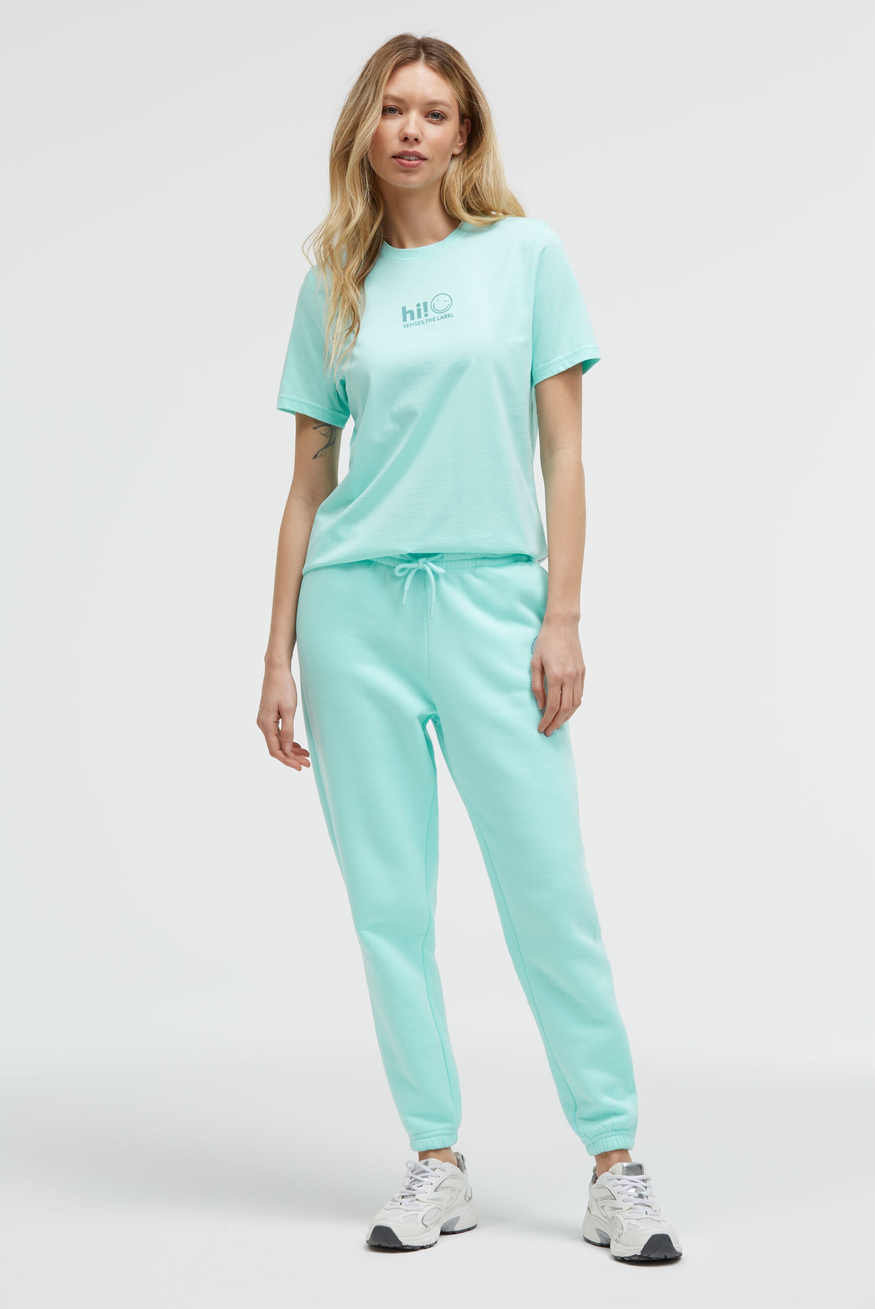 SENSES.THE LABEL Rundhalsshirt aus Baumwolle