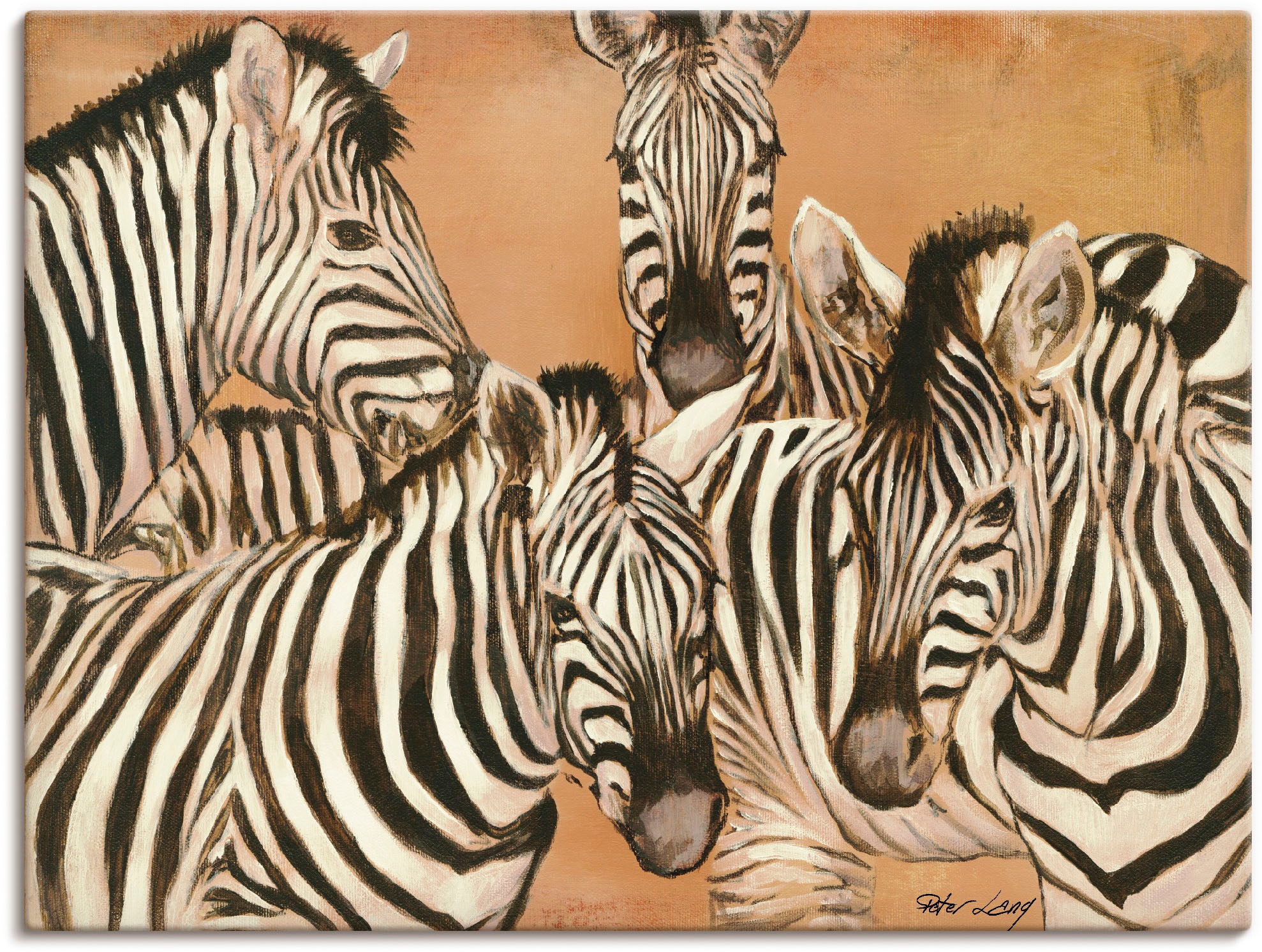 Artland Paveikslas »Zebras« Wildtiere (1 St.) ...