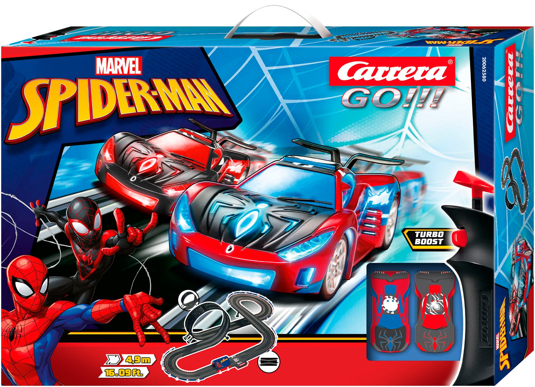 Autorennbahn »Carrera GO!!! - Spider Racing (Marvel Spider-Man)«