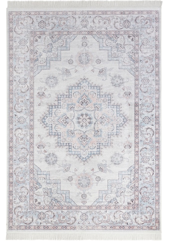 NOURISTAN Teppich »Antique Heriz«, rechteckig, 5 mm Höhe, Teppich mit Fransen, Seiden... kaufen