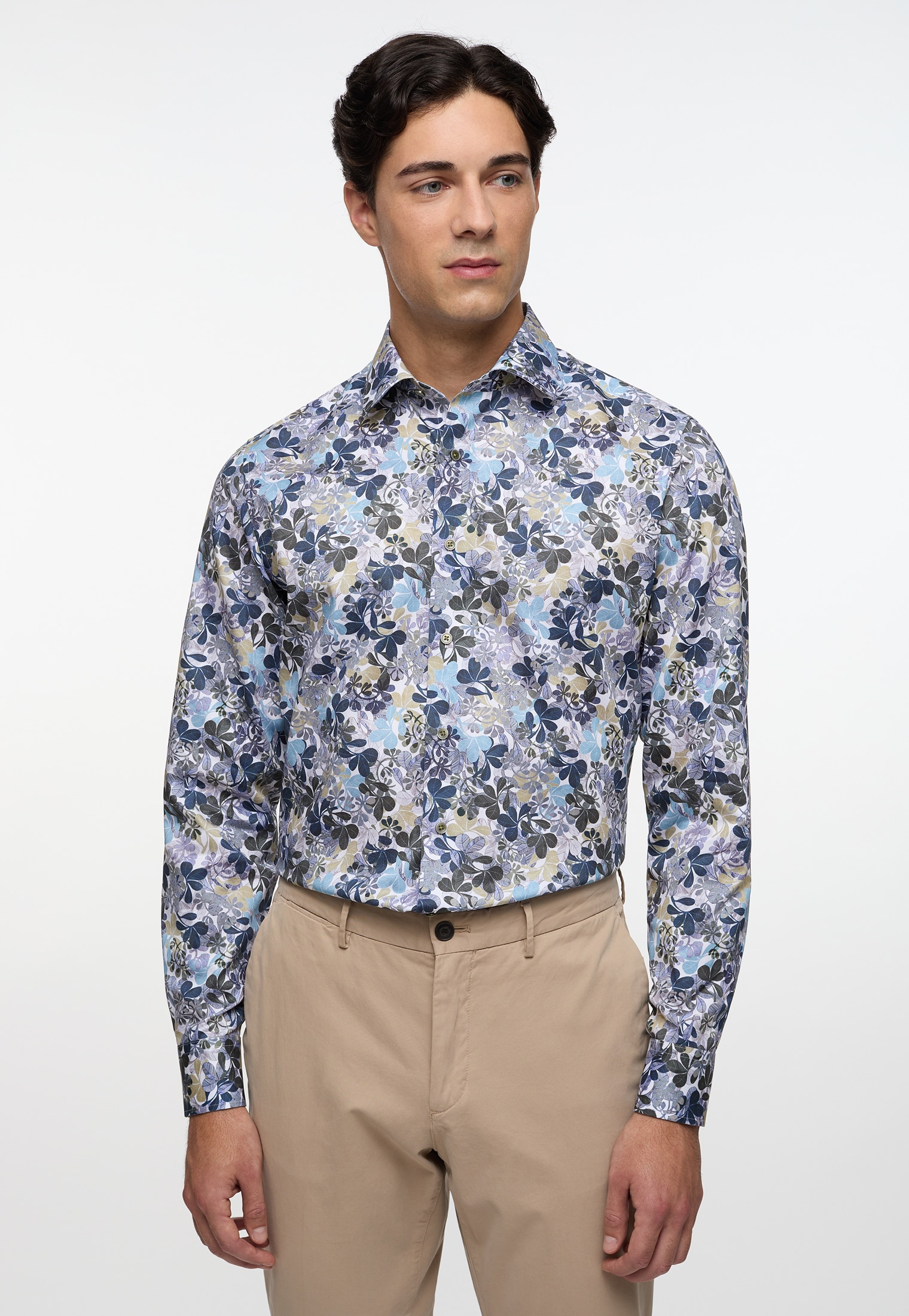 Eterna Langarmhemd »SLIM FIT« NON IRON (bügelfrei)