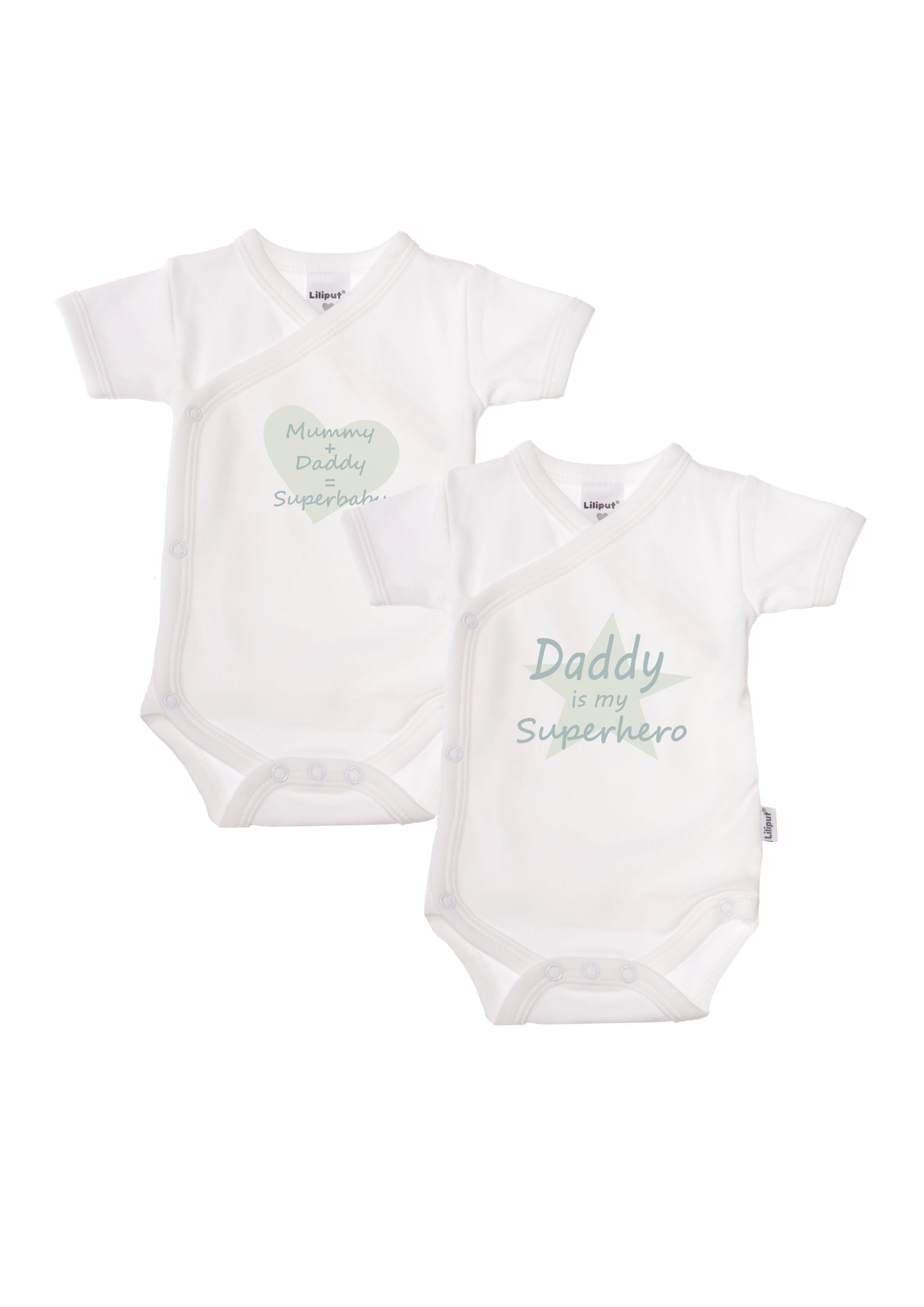 Liliput Body "Superhero" 2 Stk. mit praktischer Druckknopfleiste