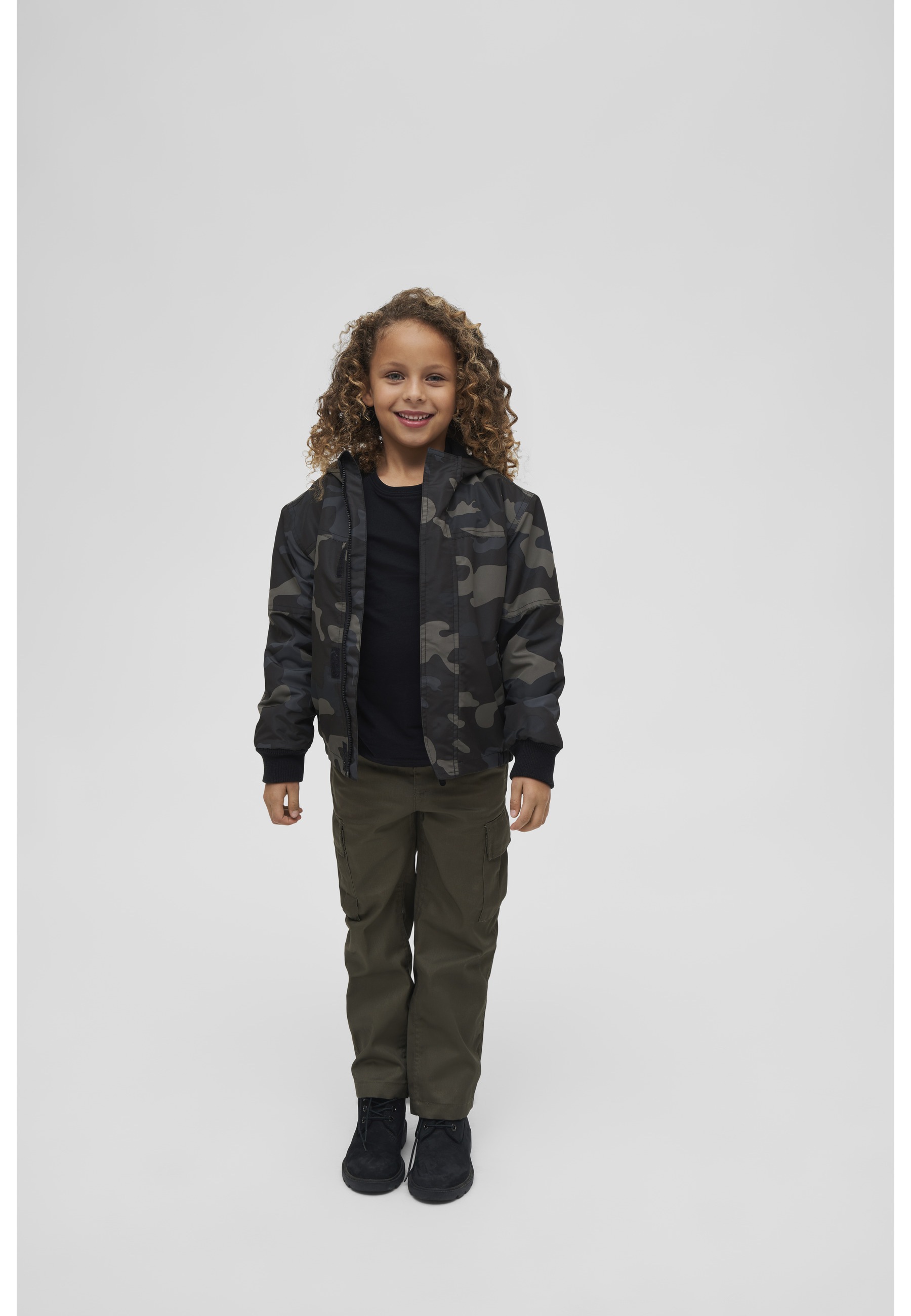 Brandit Allwetterjacke »Brandit Unisex Kids Windbreaker Frontzip« 1 Stk. tlg. mit Kapuze