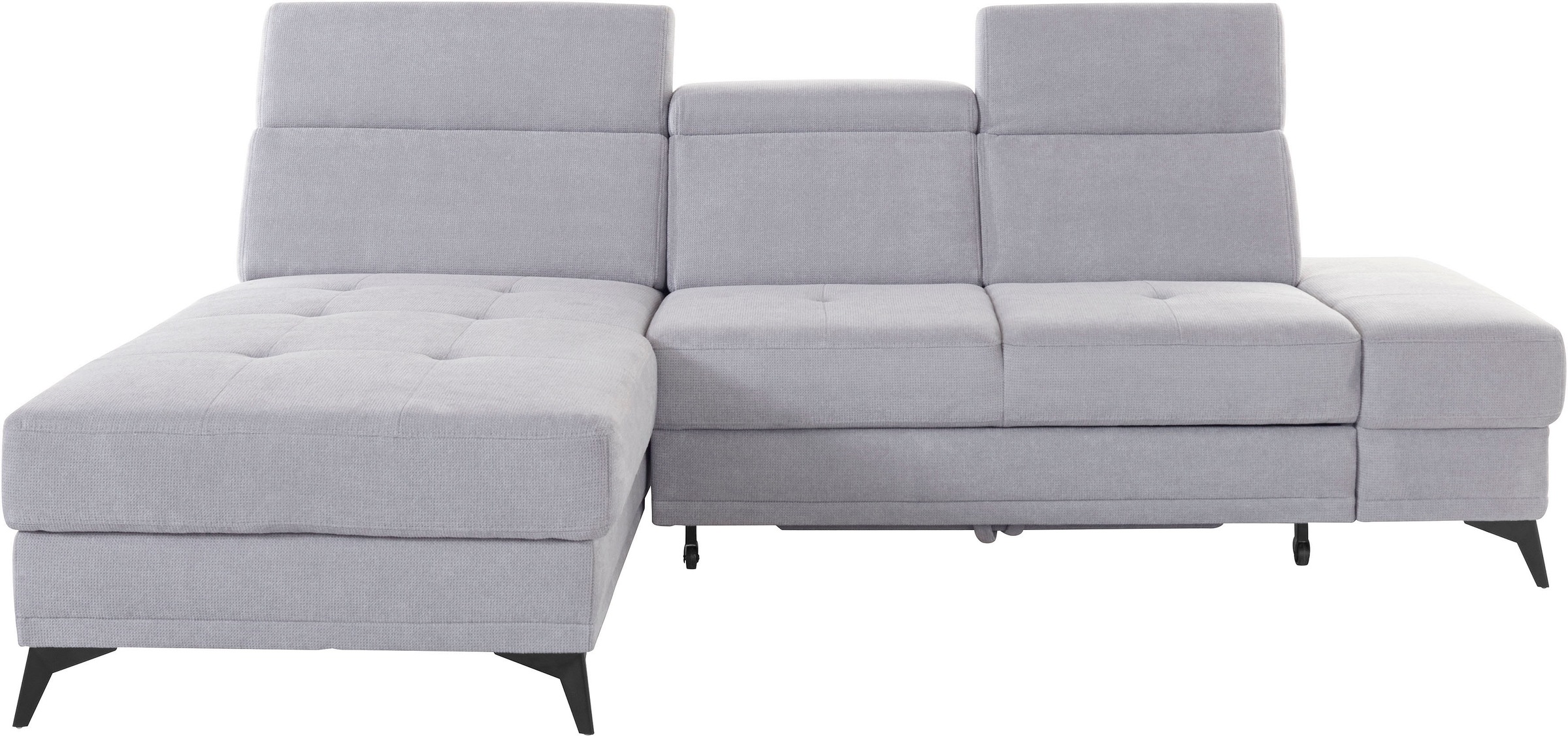 Home affaire Ecksofa "Cardiz L-Form" inkl.Kopfteilverstellung und Federkern günstig online kaufen