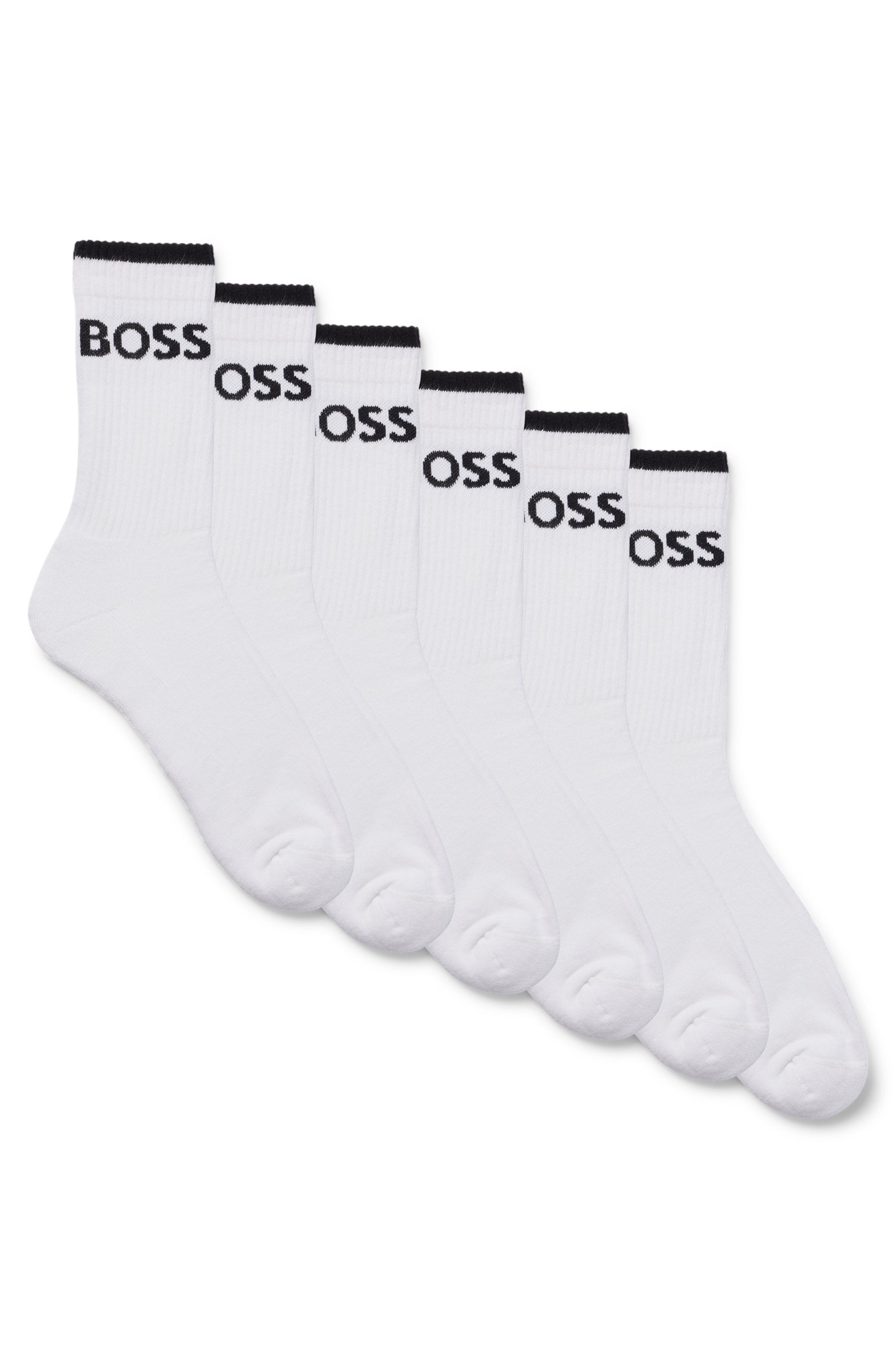 BOSS Businesssocken "6P QS Stripe CC", (Packung, 6 Paar, 6er), mit BOSS Sch günstig online kaufen