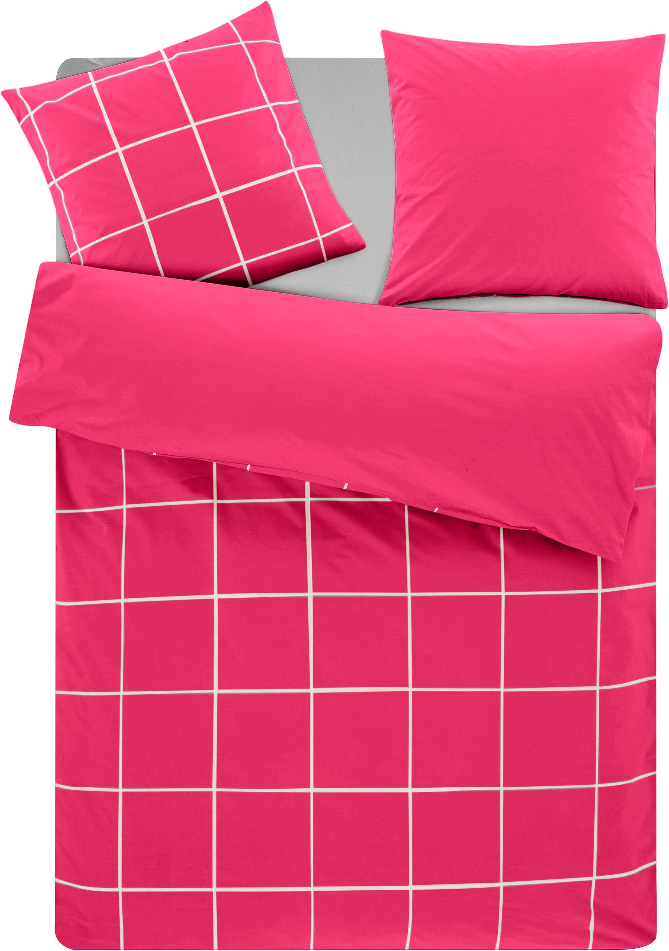 OTTO home Wendebettwäsche "Nature in Gr. 135x200 oder 155x220 cm" 2 Stk. tl günstig online kaufen