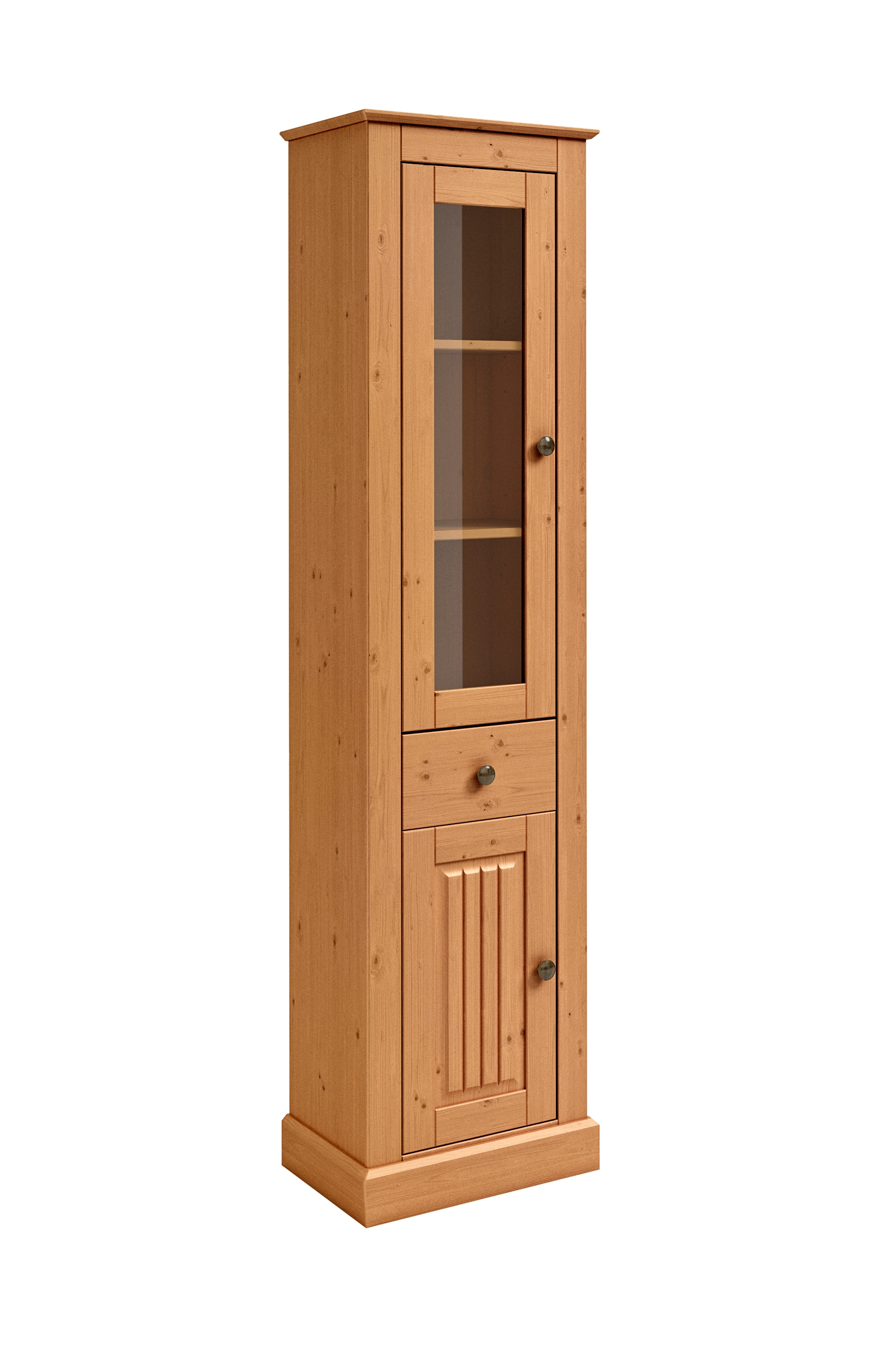 Home affaire Vitrine »Liotta«, eine Glastür und einer Holztür und einer Schublade