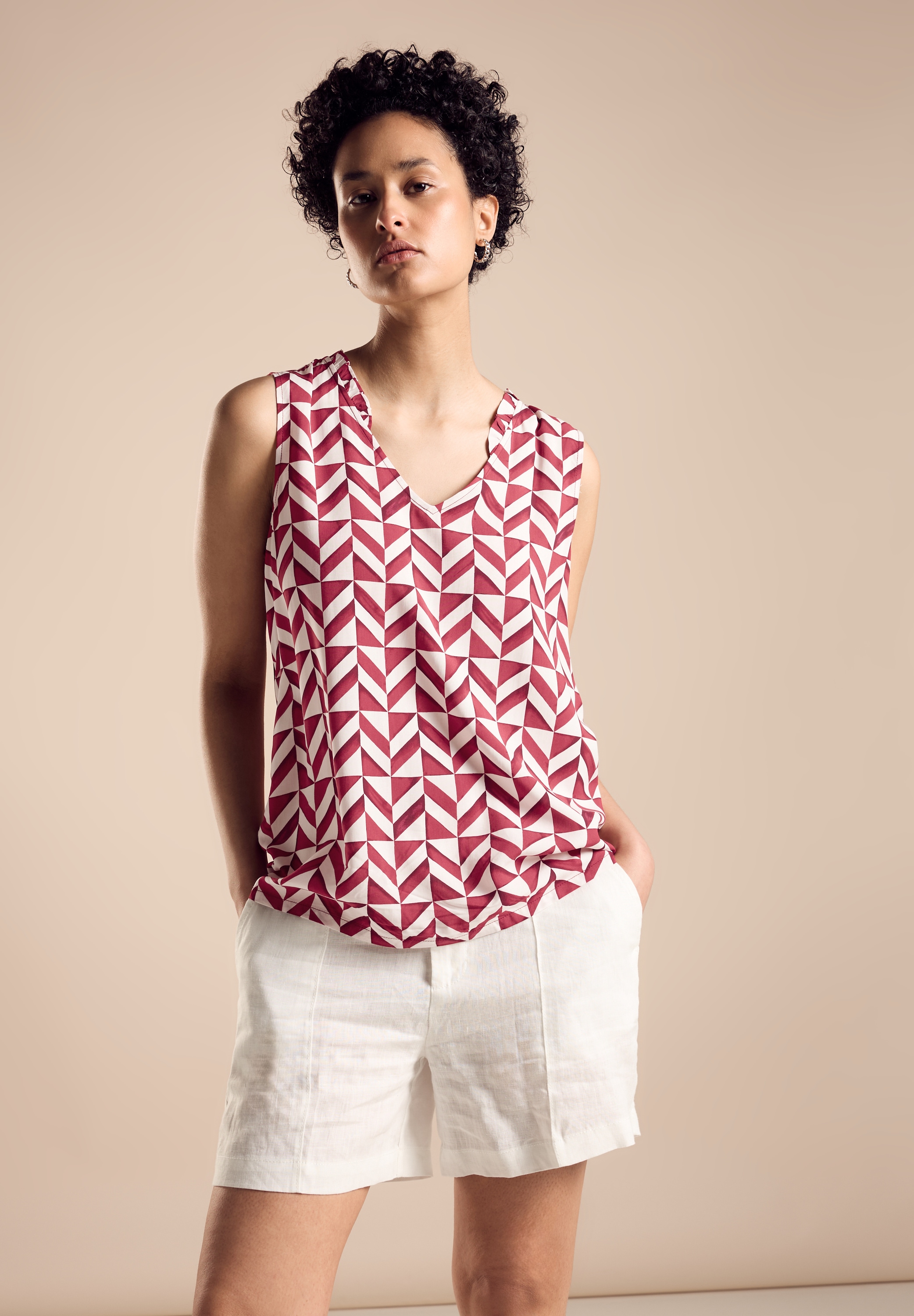 STREET ONE Druckbluse, mit All-Over Print