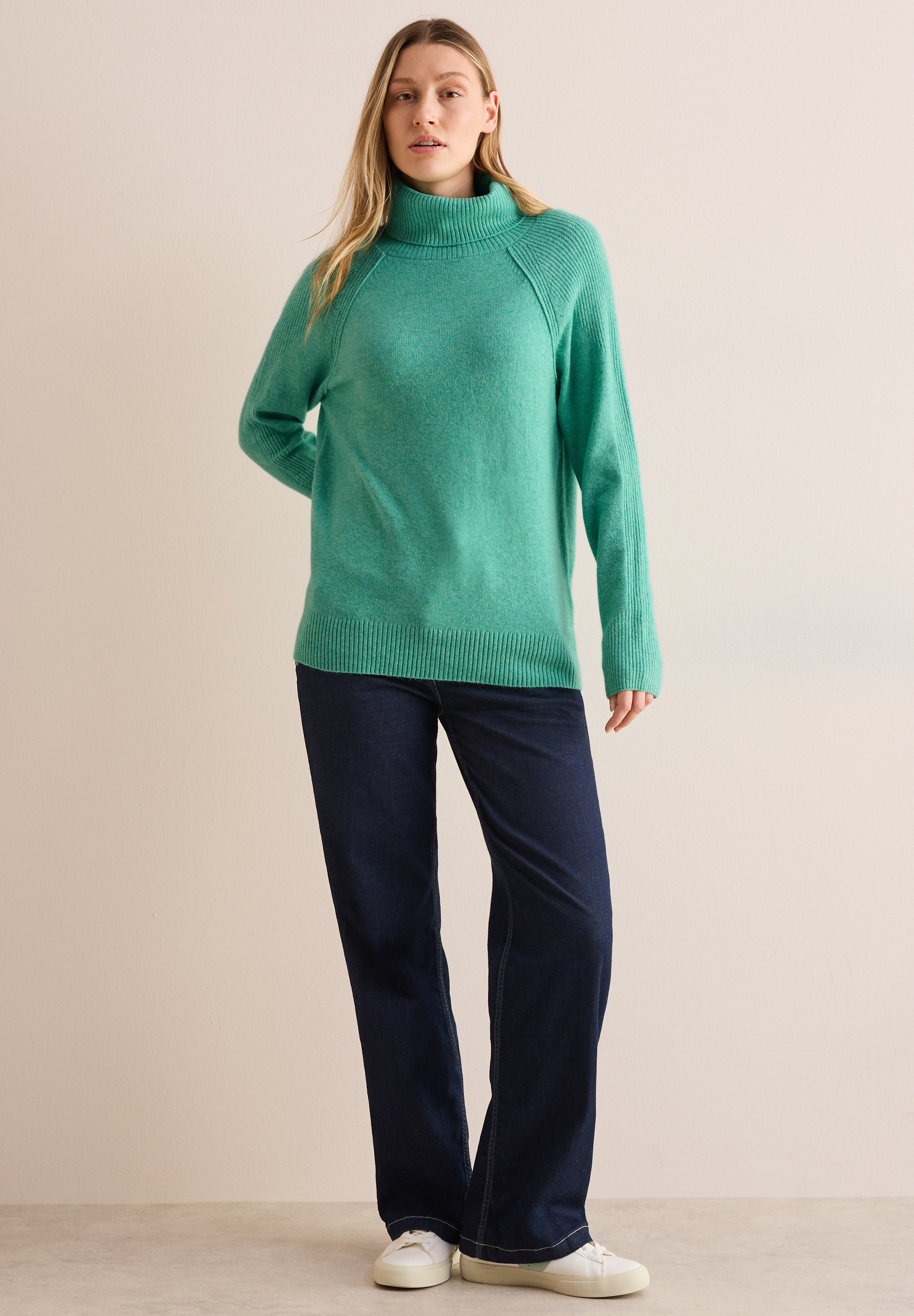 Cecil Strickpullover, im Melange Look