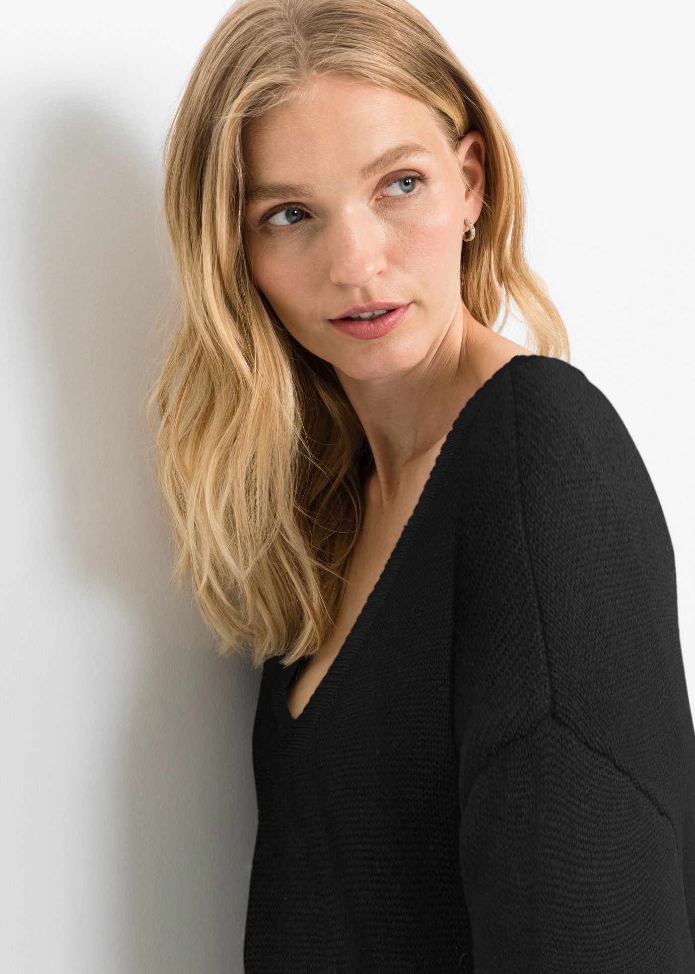 bonprix Longpullover "Long-Pullover" aus Polyacryl und Polyester, Oversize günstig online kaufen