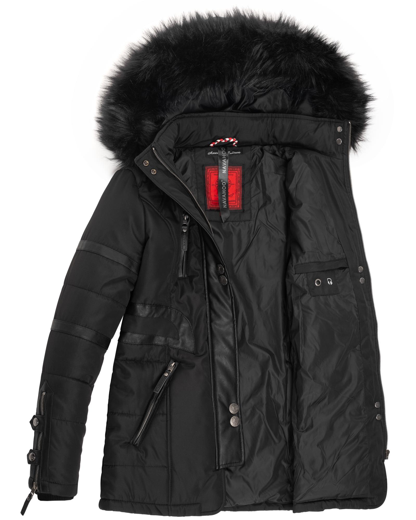 Navahoo Wintermantel »Moony«, stylischer Damen Winter Jacke mit Kapuze