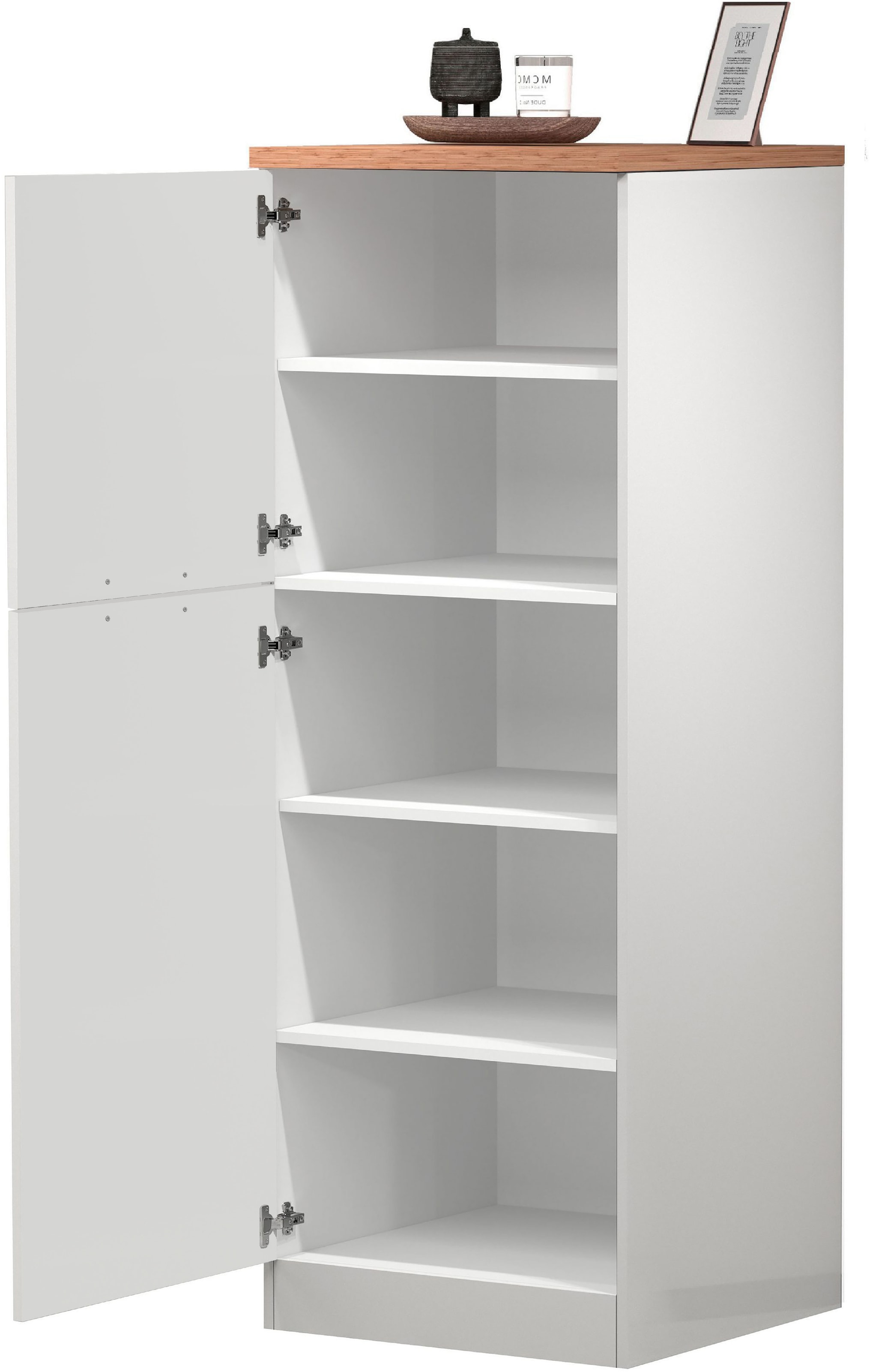 KOCHSTATION Vorratsschrank »KS-Sole,Hauswirtschaftsschrank,Stauschrank,Küchenschrank« Breite/Höhe 60/165 cm, 5 Fächer