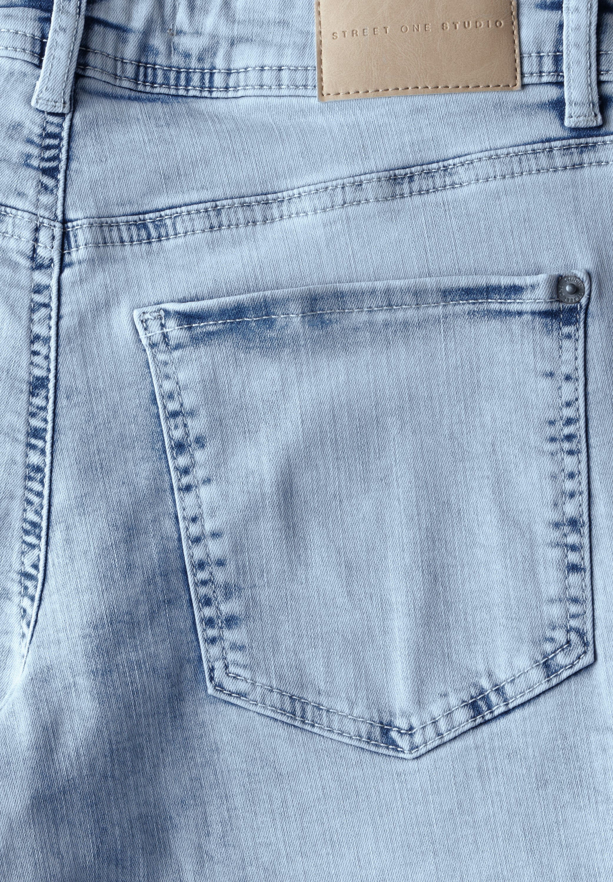 STREET ONE STUDIO Weite Jeans, 5-Pocket-Style