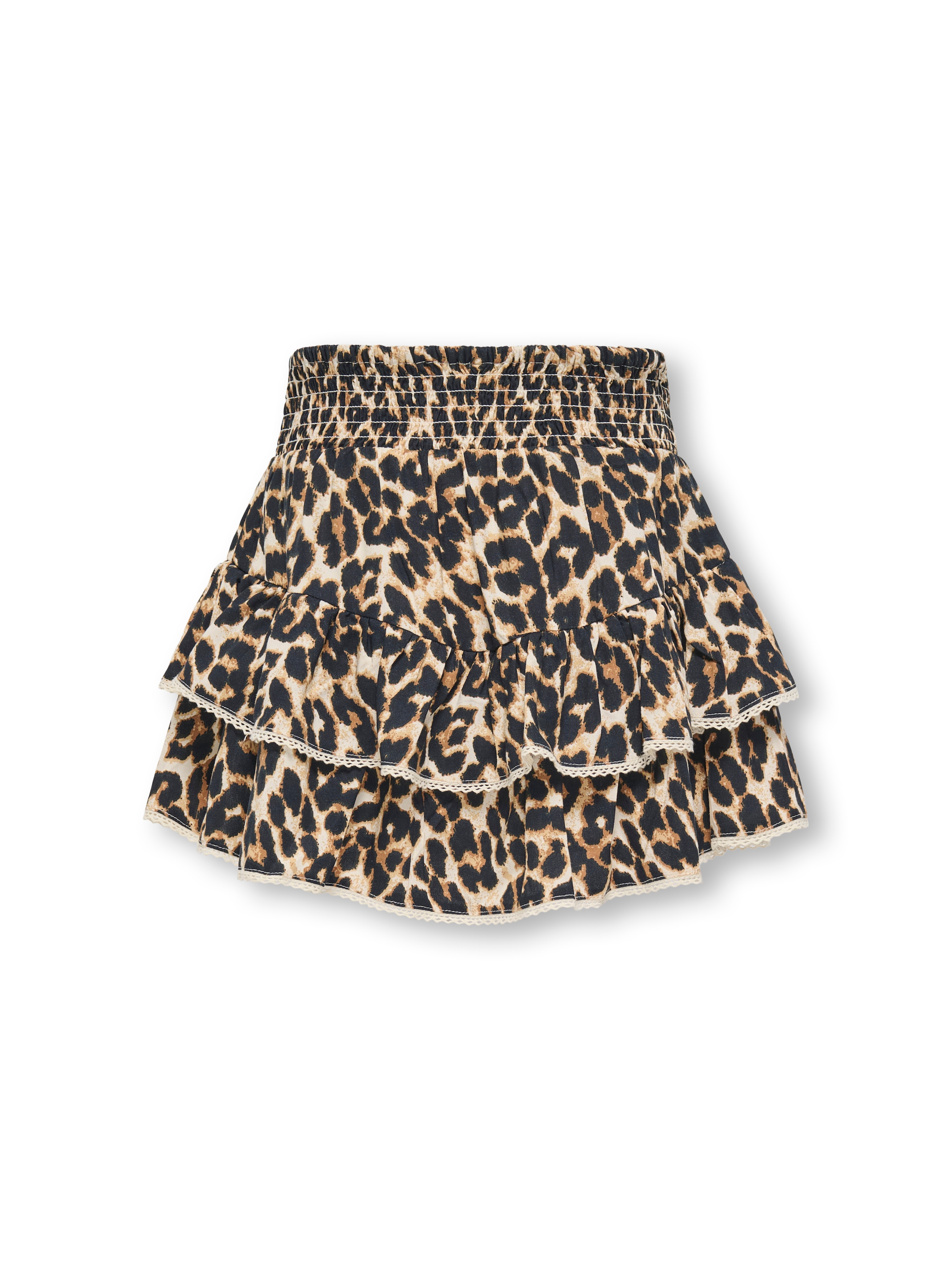 KIDS ONLY Sommerrock »KOGGLOW LIFE TAPED EDGE SKORT AOP WVN«, (1 tlg.), mit tollen Volants mit dezenter Spitzenkante