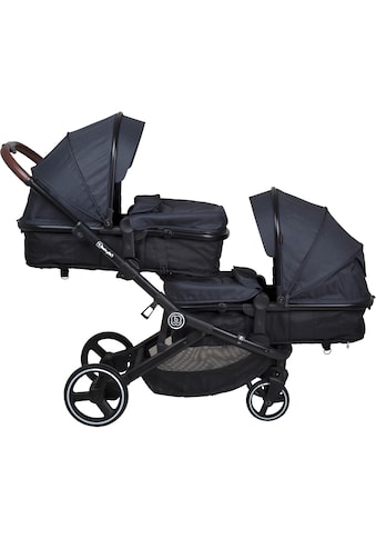 BabyGo Zwillingswagen »Twinner Grey melange« ...