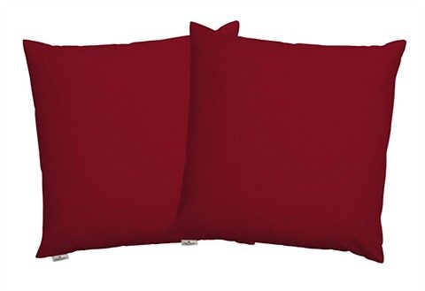 TOM TAILOR HOME Dekokissen »Dove« unifarben, Kissenhüllen ohne Füllung, 2er Pack