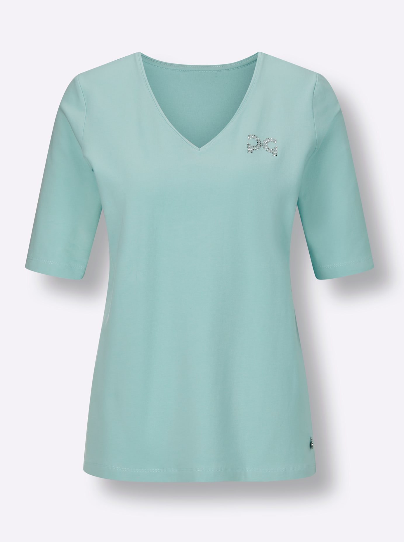 Thumbnail - CREATION L PREMIUM V-Shirt "Pima-Baumwoll-Shirt", (1 tlg.)