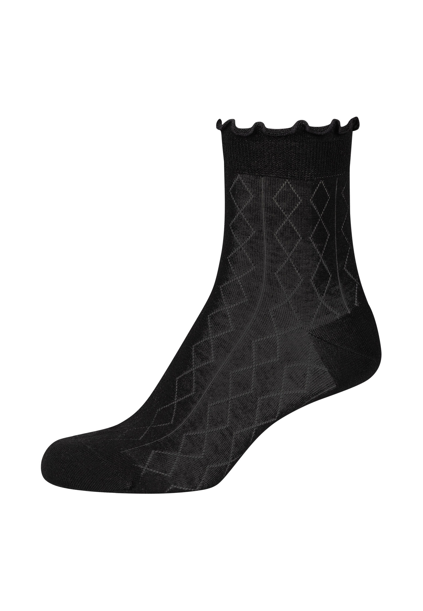 Camano Socken »Socken ca-soft structured 4er Pack« 4er Pack Extra weiche Bündchen ohne Druckgefühl, Verstärkte Ferse und Spitze für mehr Halt