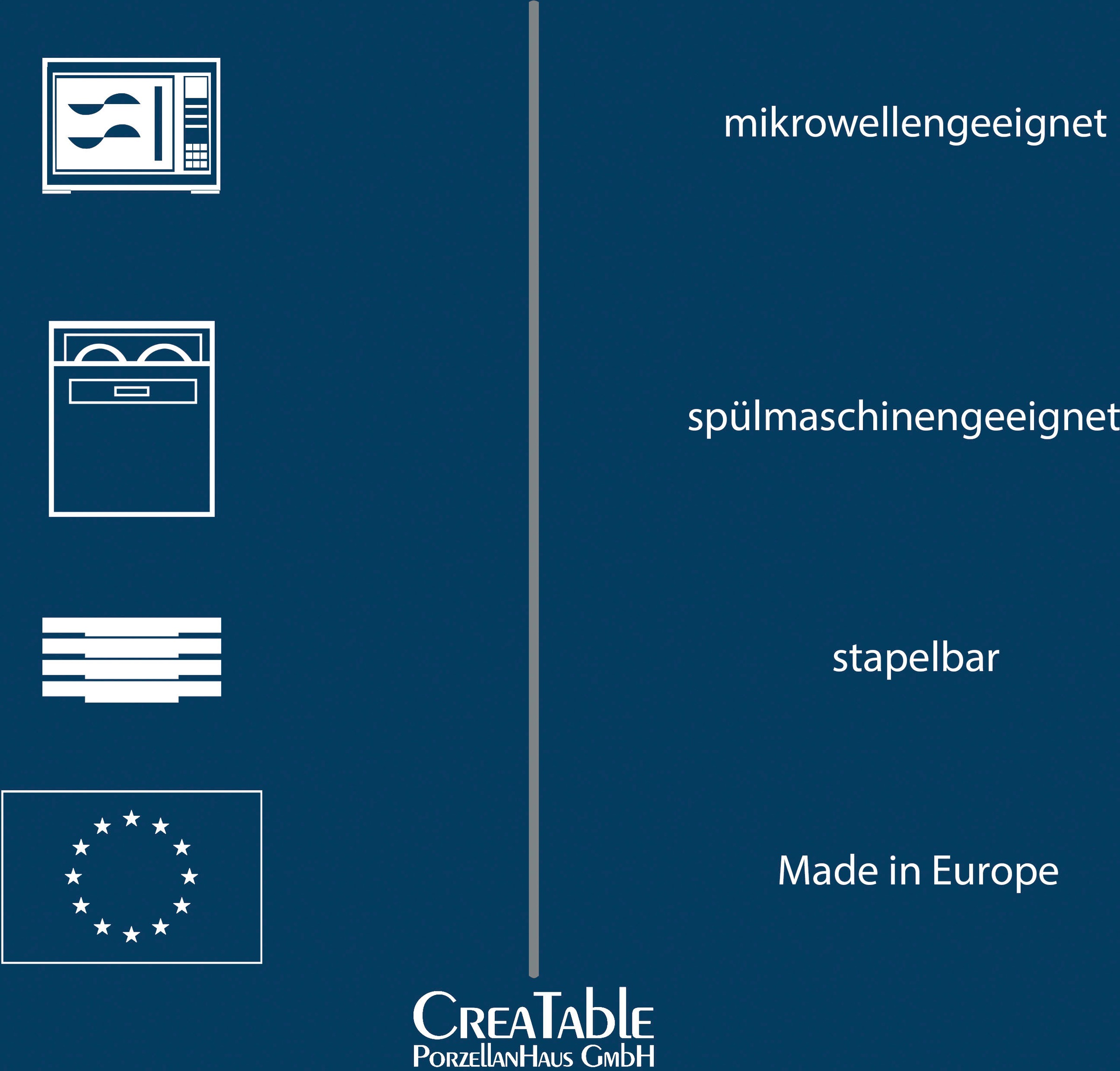 CreaTable Tafelservice »Barcelona«, (Set, 12 tlg.), klassischer Manufakturstil