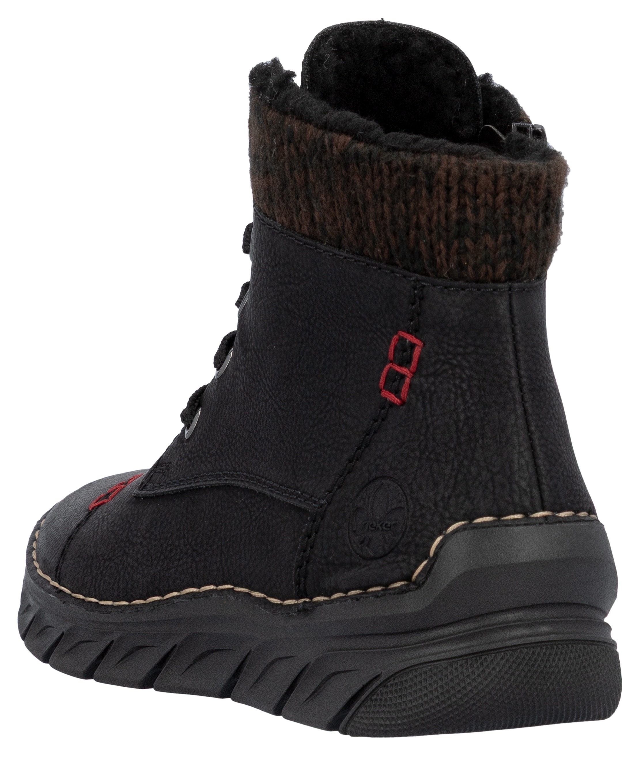 Rieker Winterboots, Schnürboots, Stiefelette, Casual-Boots mit softem Schaftrand