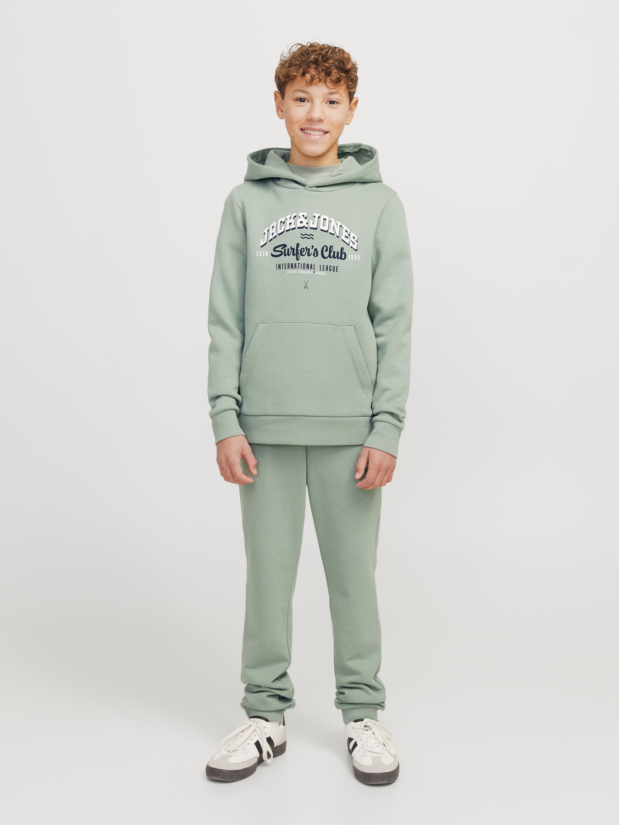 Jack & Jones Junior Kapuzensweatshirt »JJELOGO SWEAT HOOD 2 COL 24/25 NOOS JNR«