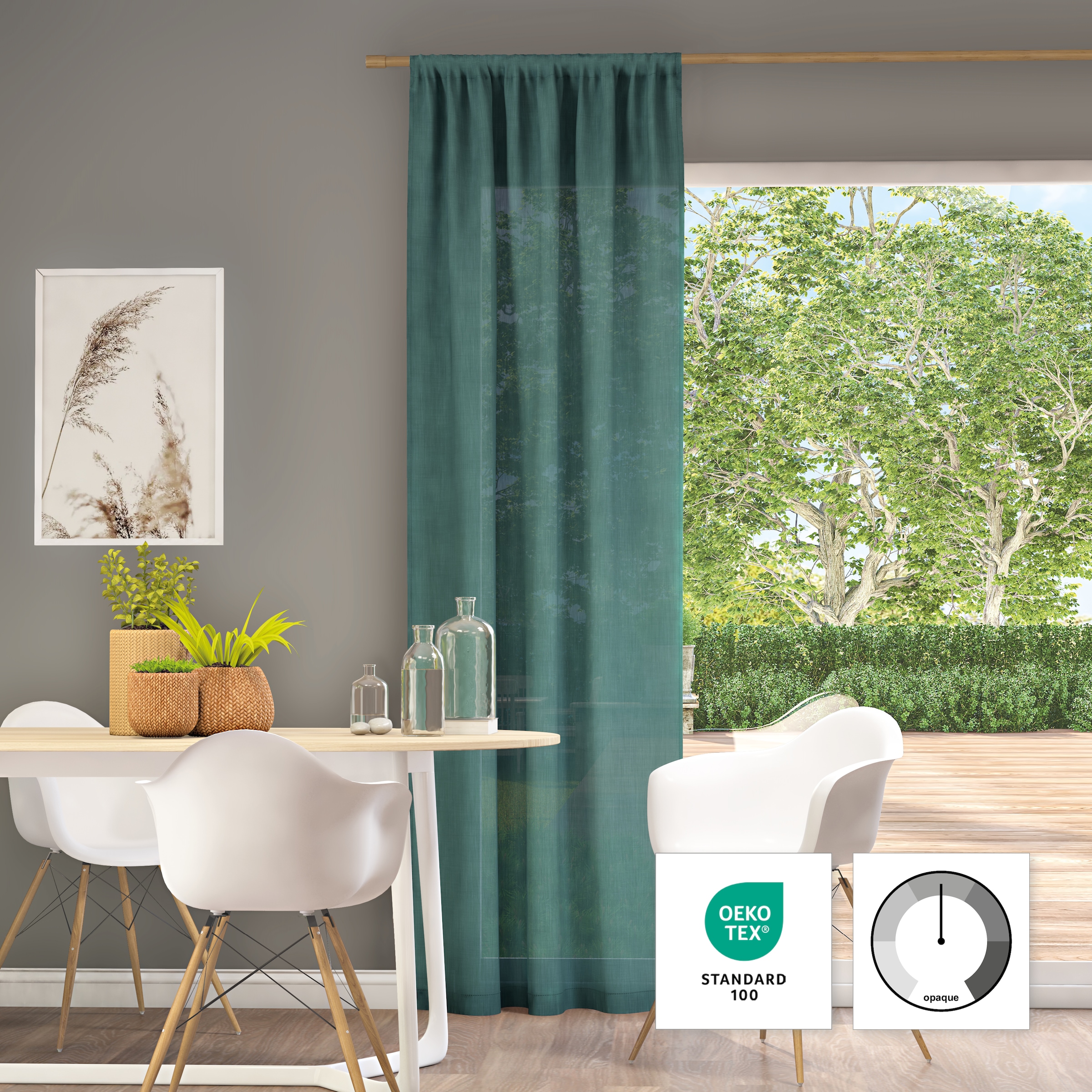 Neutex for you Vorhang "Mara-ECO" Stangendurchzug 1 Stk. tlg. günstig online kaufen