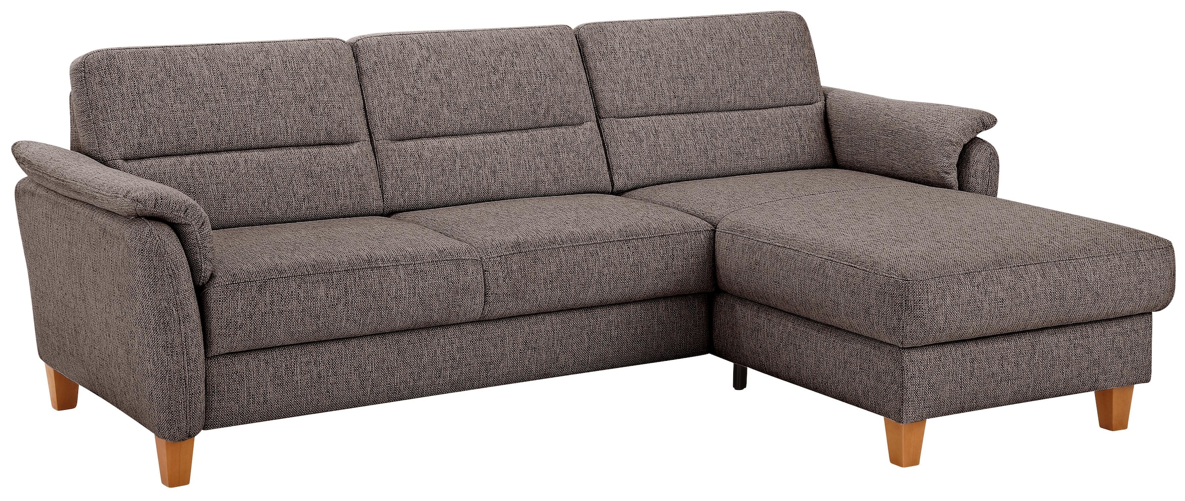 Home affaire Ecksofa "Palmera L-Form, B: 244 cm - OTTO. Verlässliche Qualität." optional Schlaffunktion & Bettkasten, Federkern