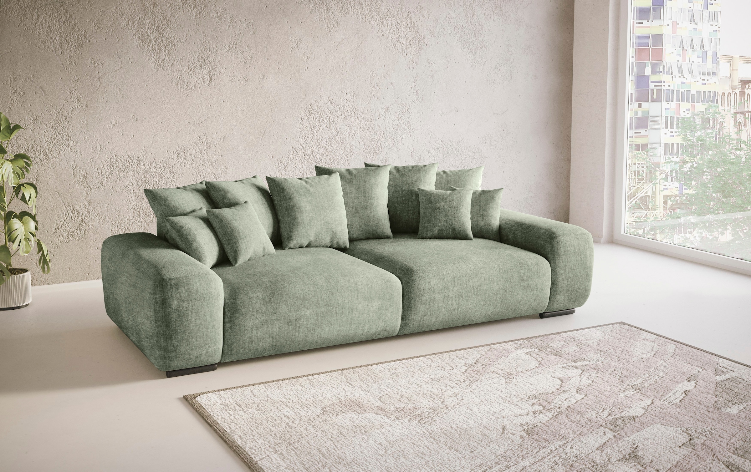 Mr. Couch Big-Sofa »Sundance, B/T 302/137 cm«, Dauerschläfer